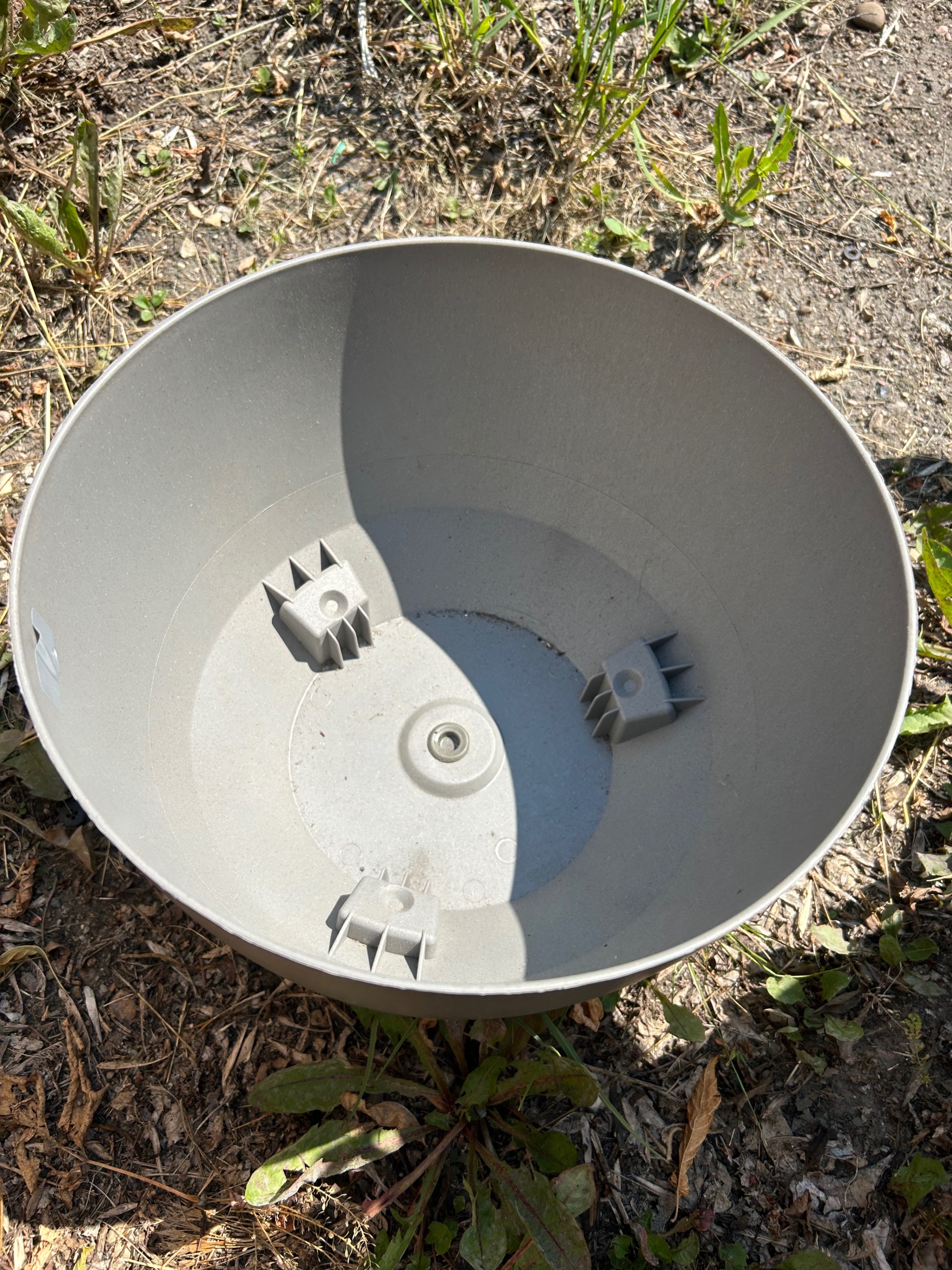 Recycled Plastic Plant Pot - 29cm Diameter - photo 2