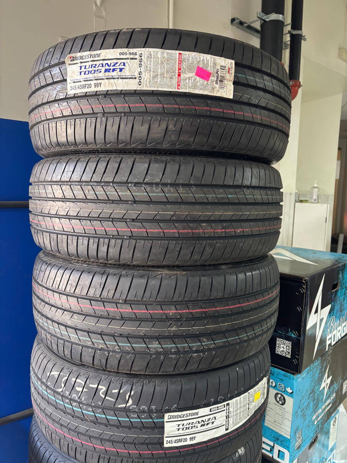 NEW 245/45/R20 Bridgestone RFT–BMW X3/X4/Evoque/Charger/Challen - photo 2
