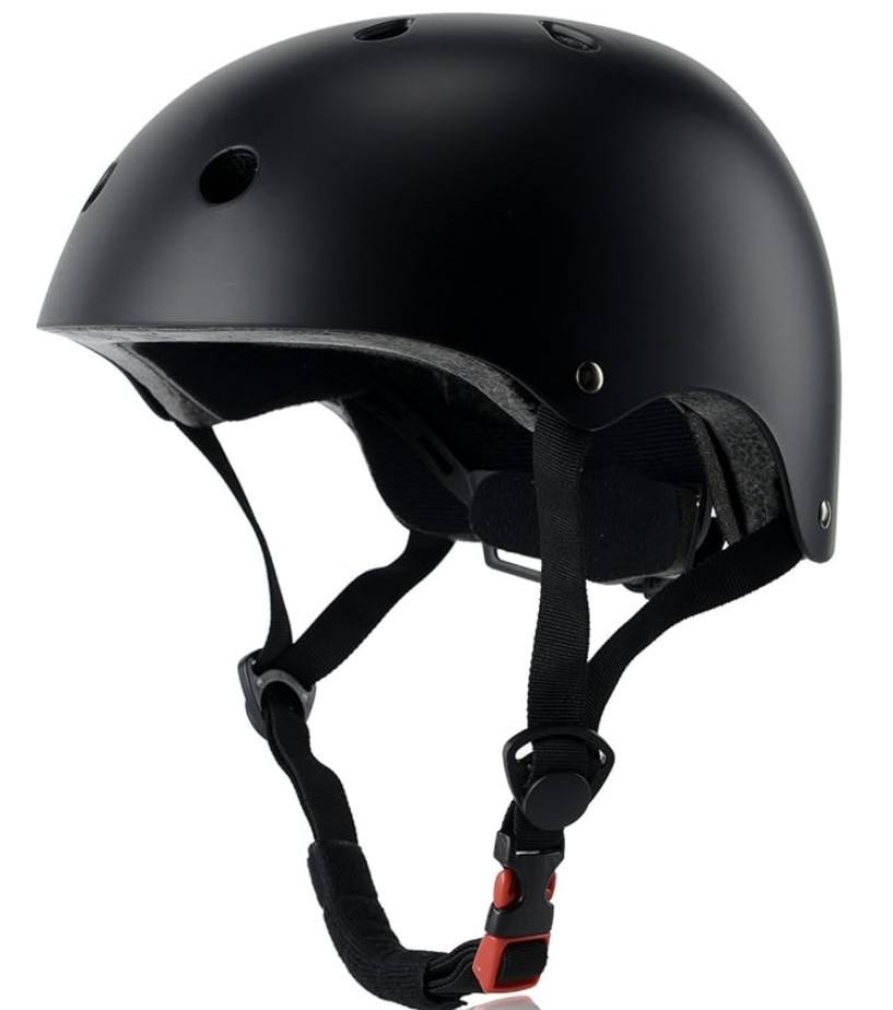 Black Skateboard Helmet