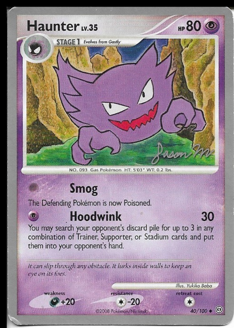 Pokemon Haunter 40/100 World Championships 2009 Deck P