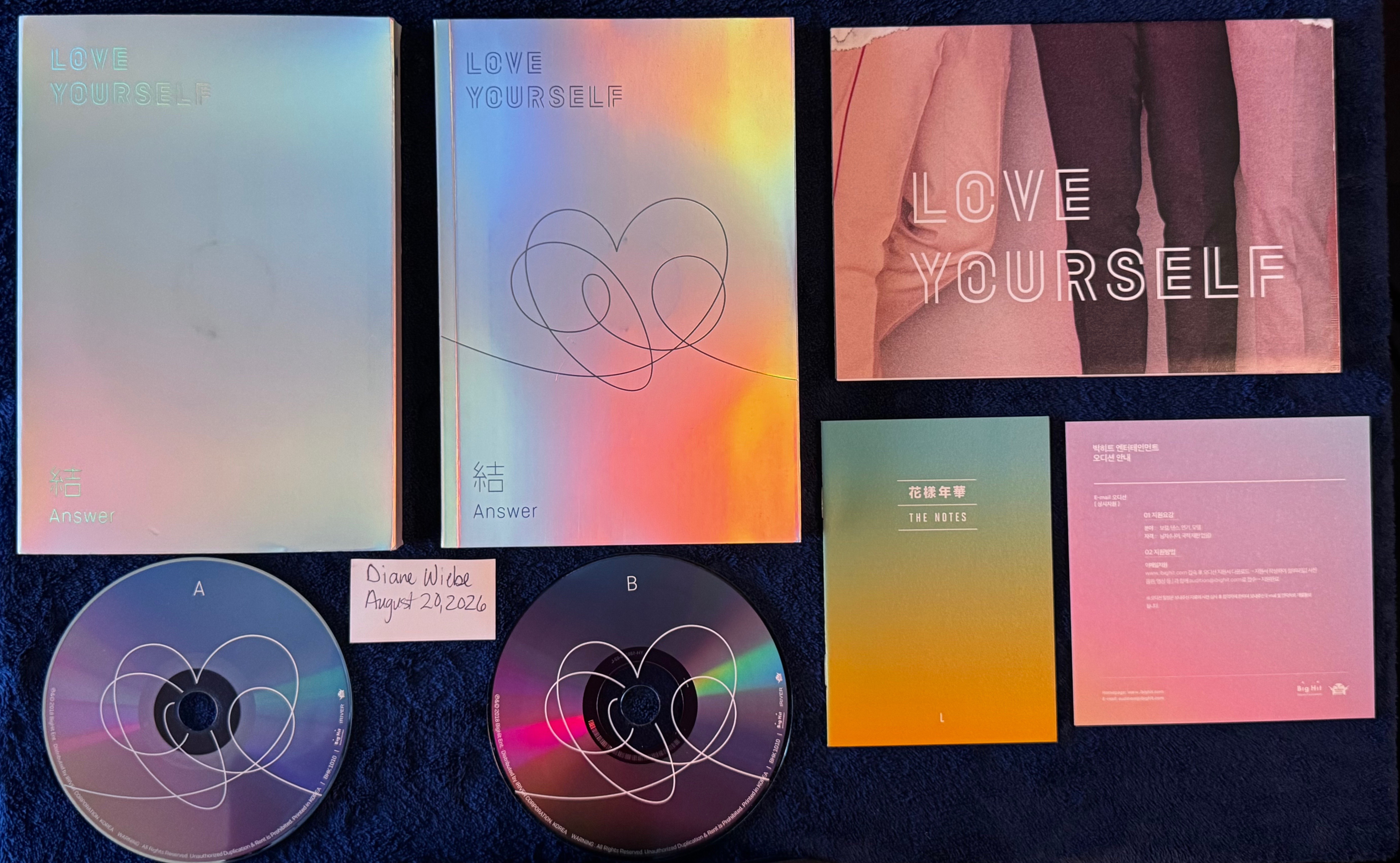 BTS K-Pop Love Yourself/Map Of The Soul/BE Albums For Sale - photo 2