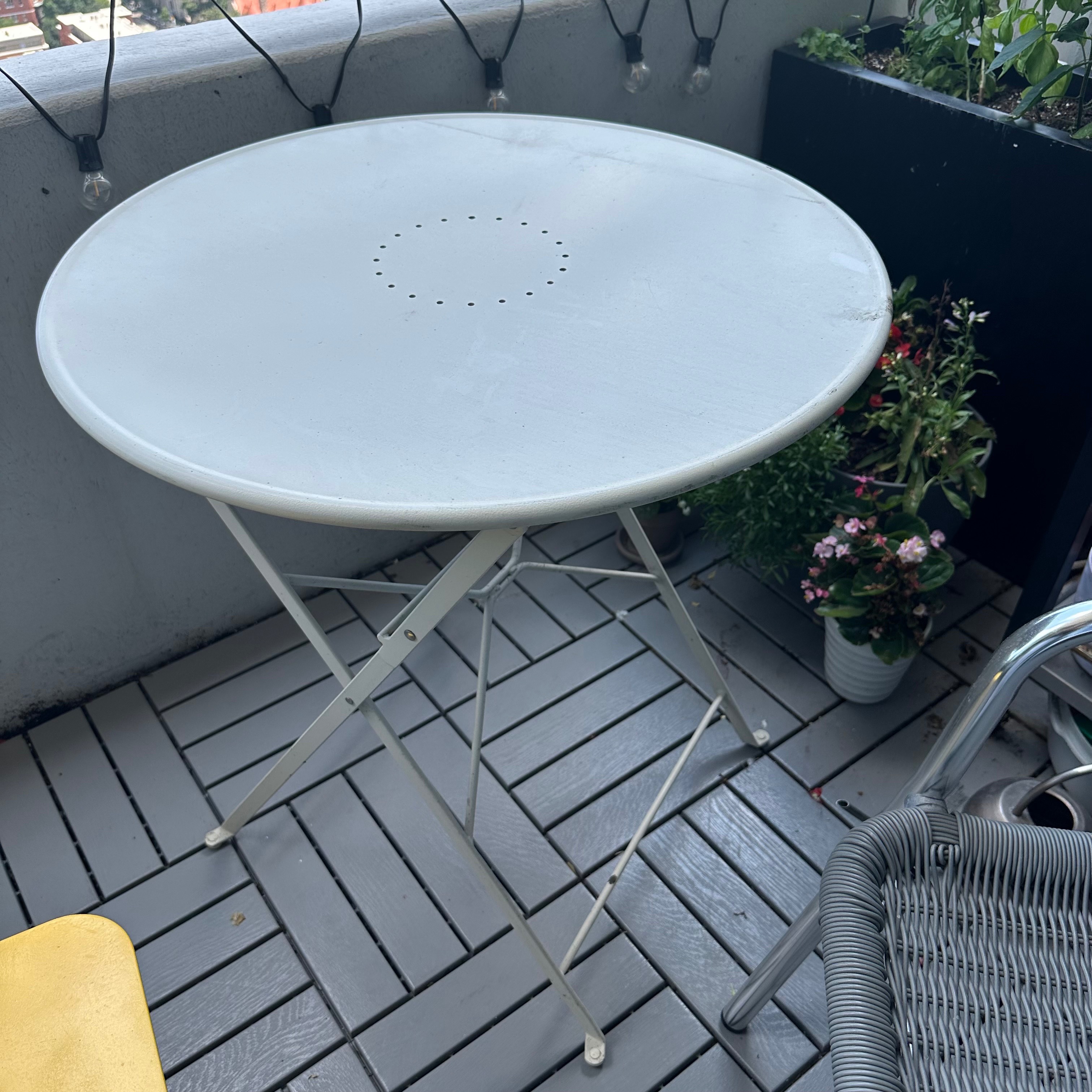 Metal Folding Outdoor Dinning Table - photo 2