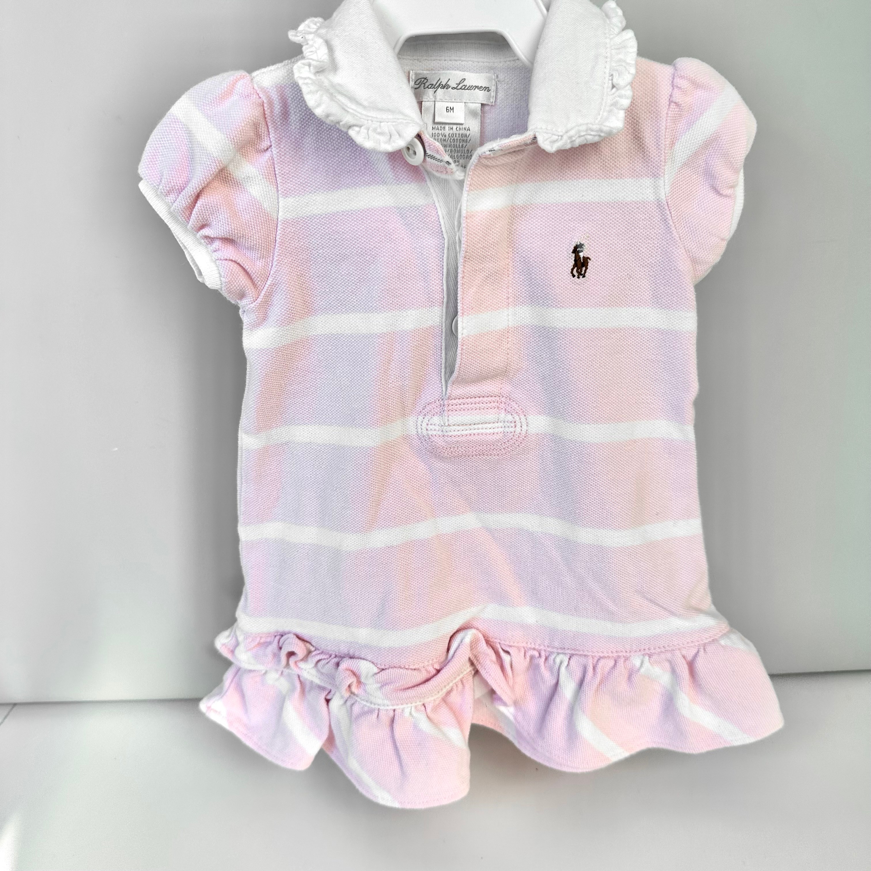Baby Girl Polo Dress - Ralph Lauren - 6 Months