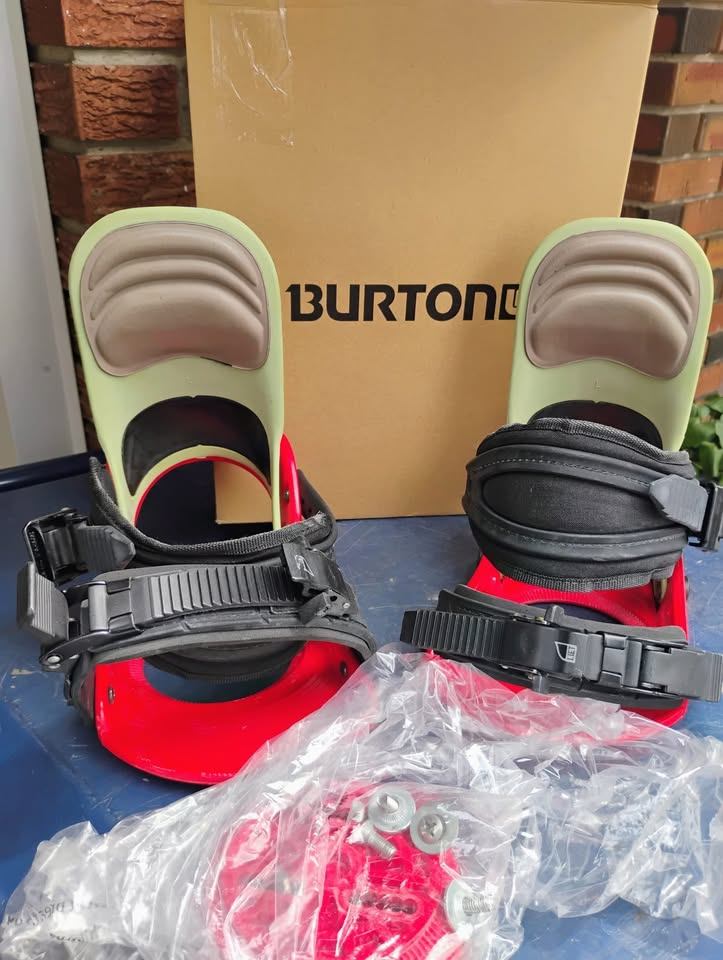 Snowboard Bindings Red Size Large