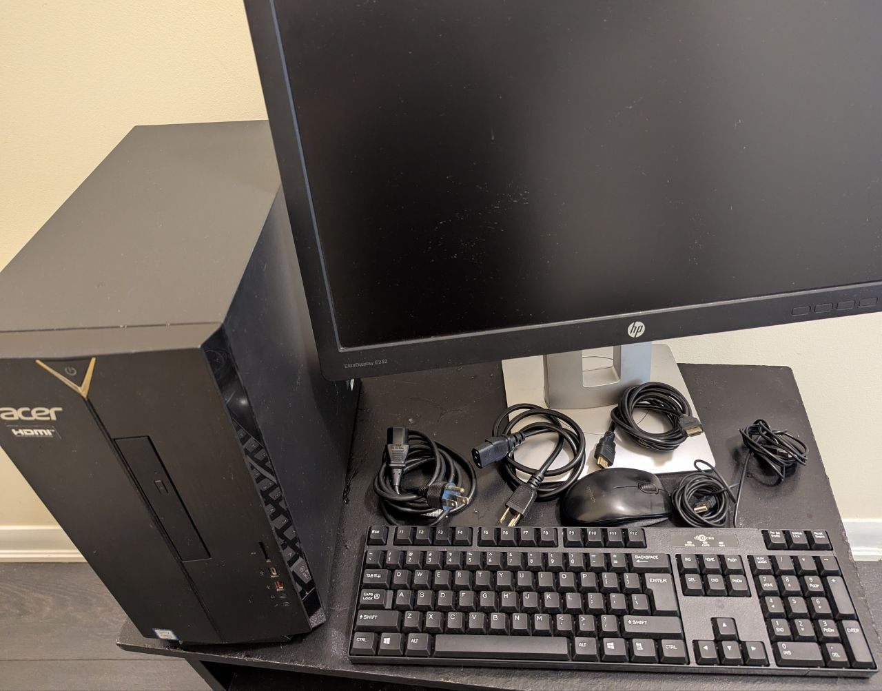 i5-8400 16G RAM, GTX 1050 23" HP IPS Monitor - photo 2