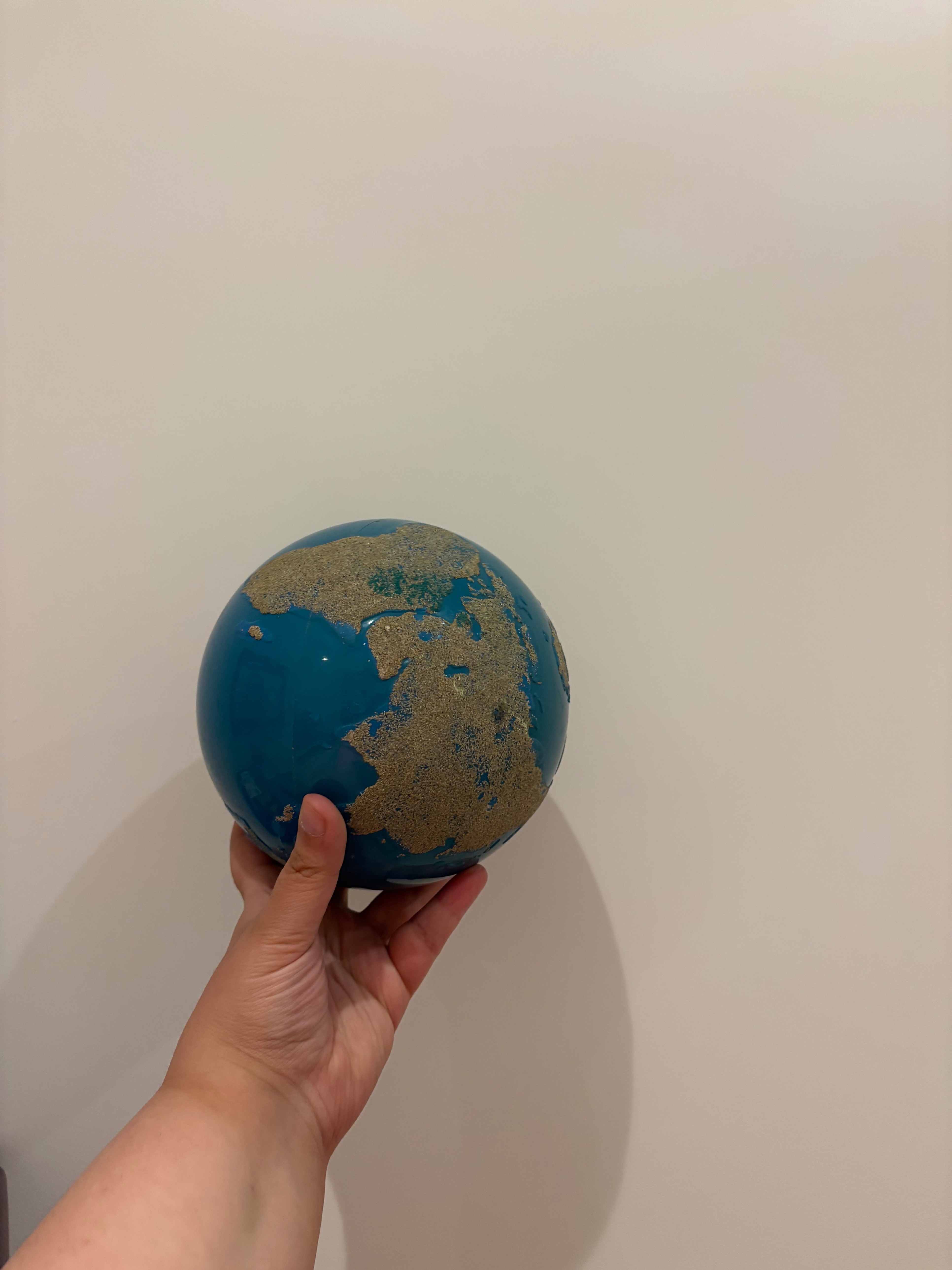 Montessori Land & Water Globe – Sandpaper Globe - photo 2