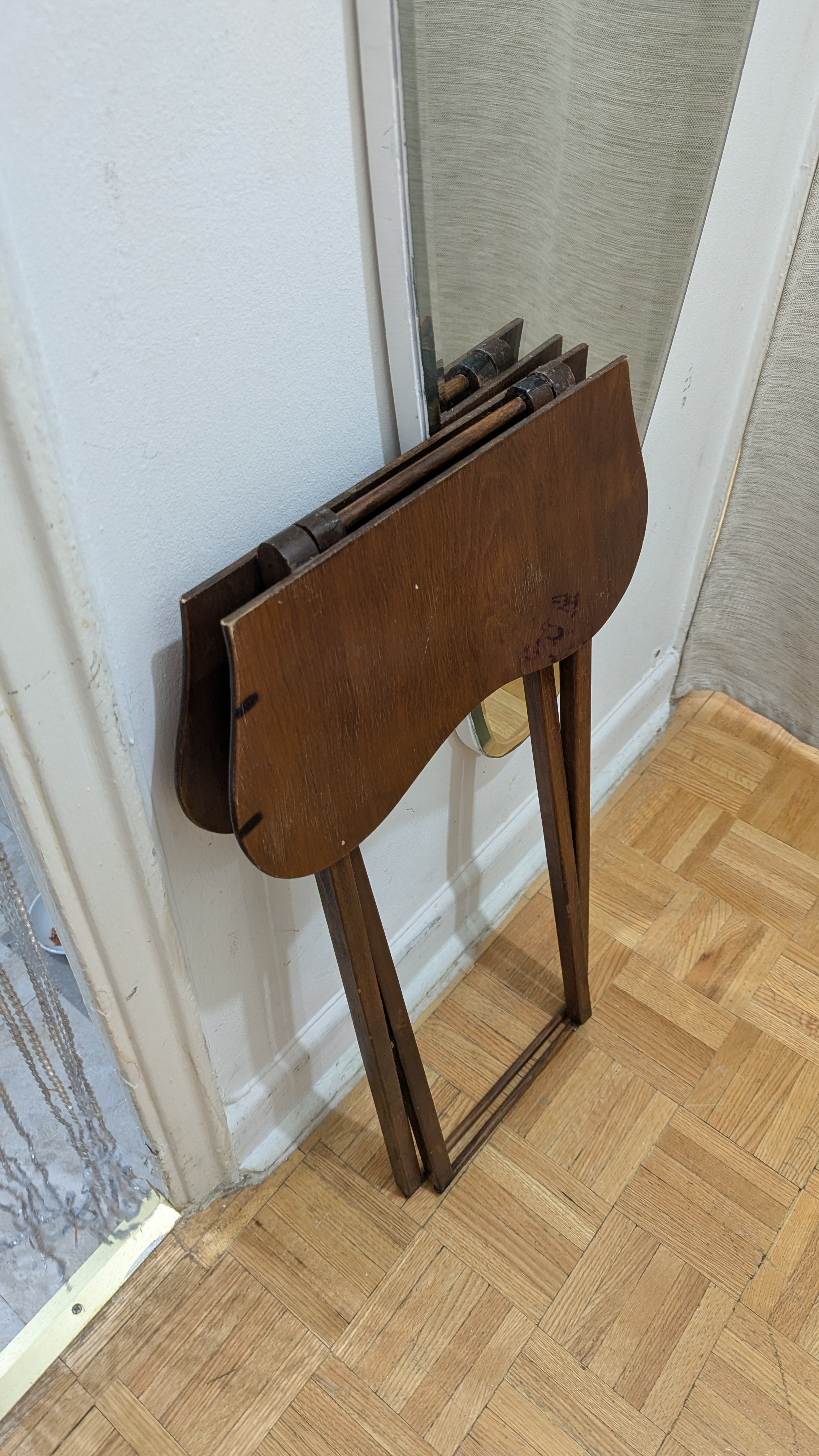 Portable Folding Wood Table TV Bed Tray\Dinner Furniture - photo 3