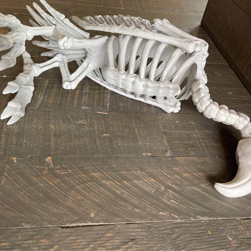 NEW - skeleton vulture with moving neck - Halloween - photo 2