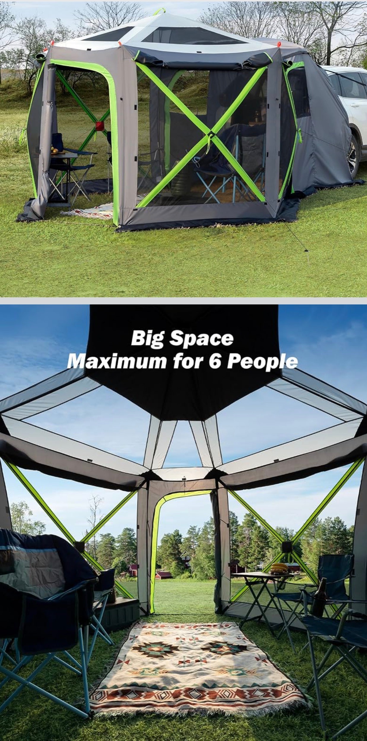Dual-Use Pop up SUV Tent Heavy Duty - photo 2