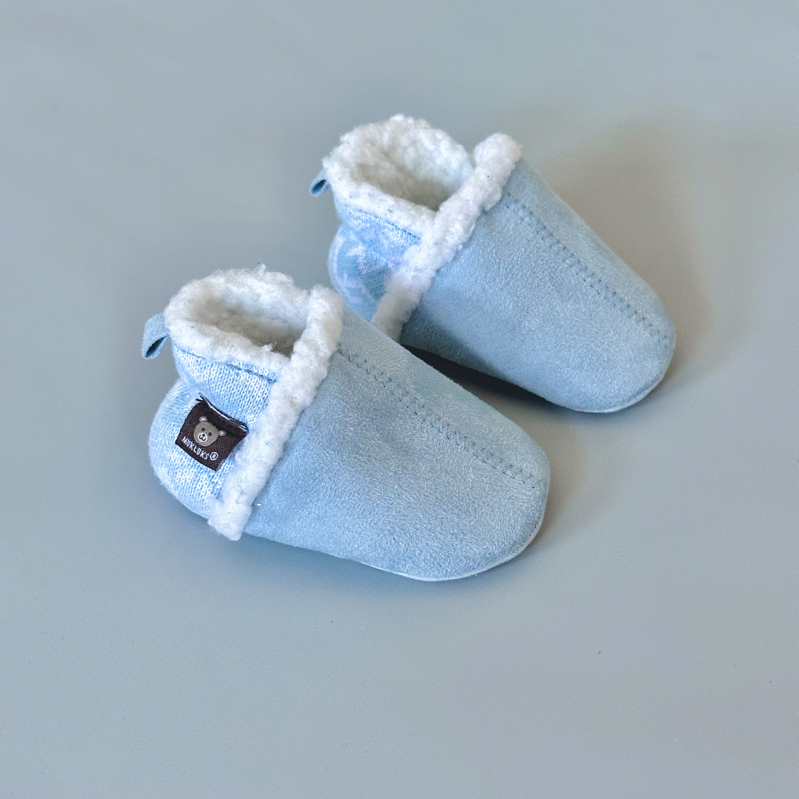 Baby Boy Booties Slippers - Size 2