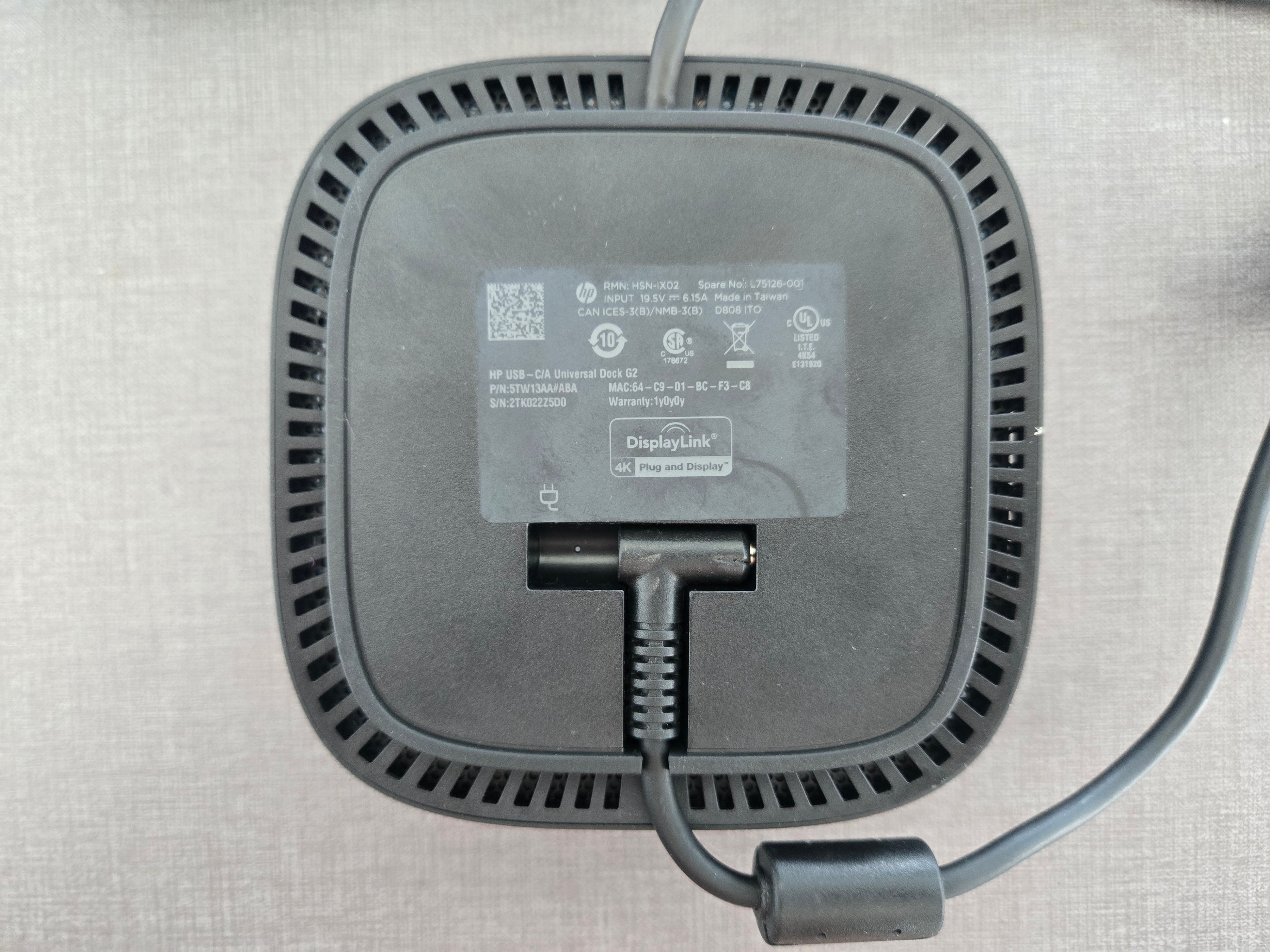 HP USB-C/A Universal Dock G2 5TW13AA#ABA - photo 5