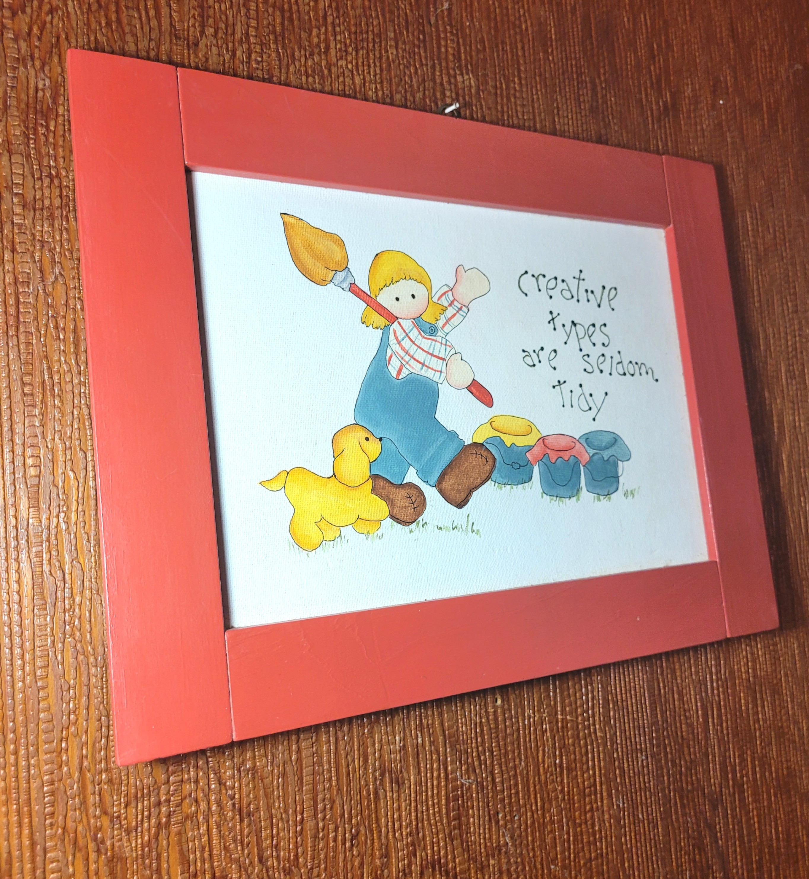 70s Creative Types Are Seldom Tidy Framed Print Wall Art Decor - photo 5