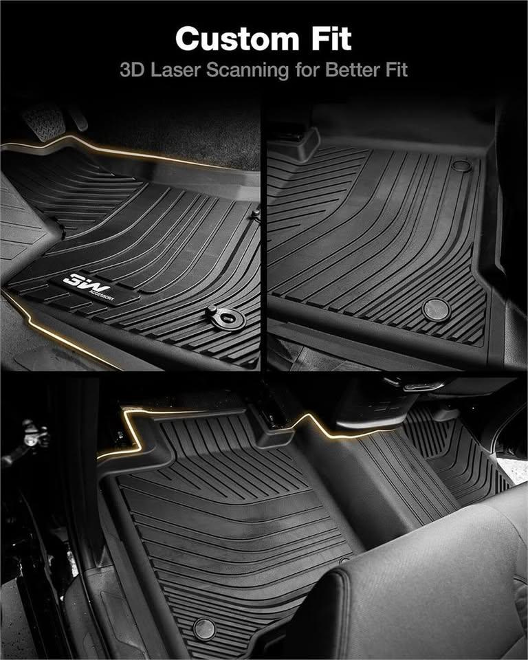 28. 3W Floor Mats Fit 2022-2026 Toyota Tundra CrewMax Cab - photo 3
