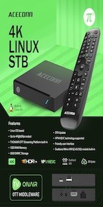 Aceconn Pi2 4K Linux tv box - photo 2