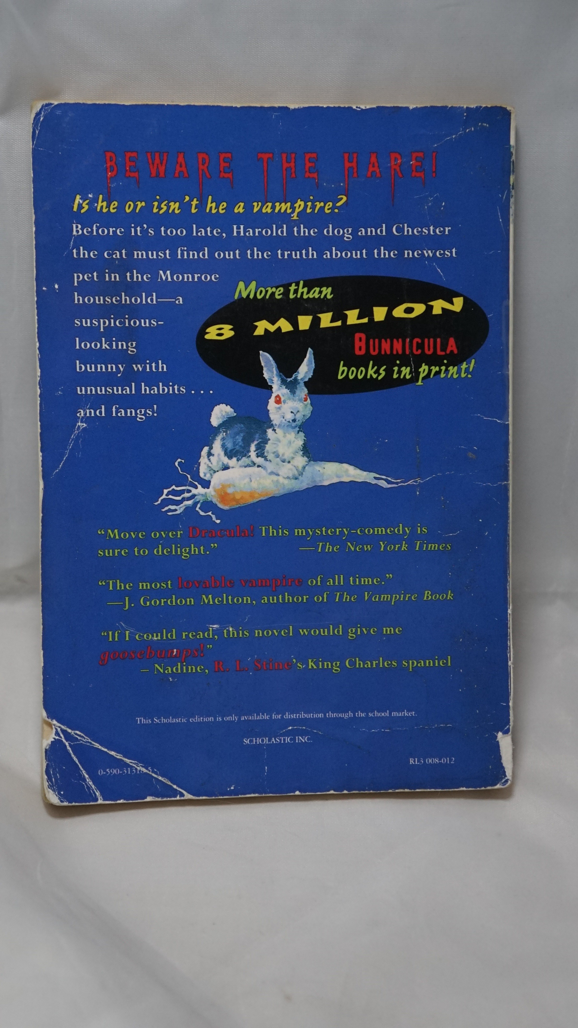Bunnicula A Rabbit-Tale of Mystery Deborah James Howe Scholastic - photo 2