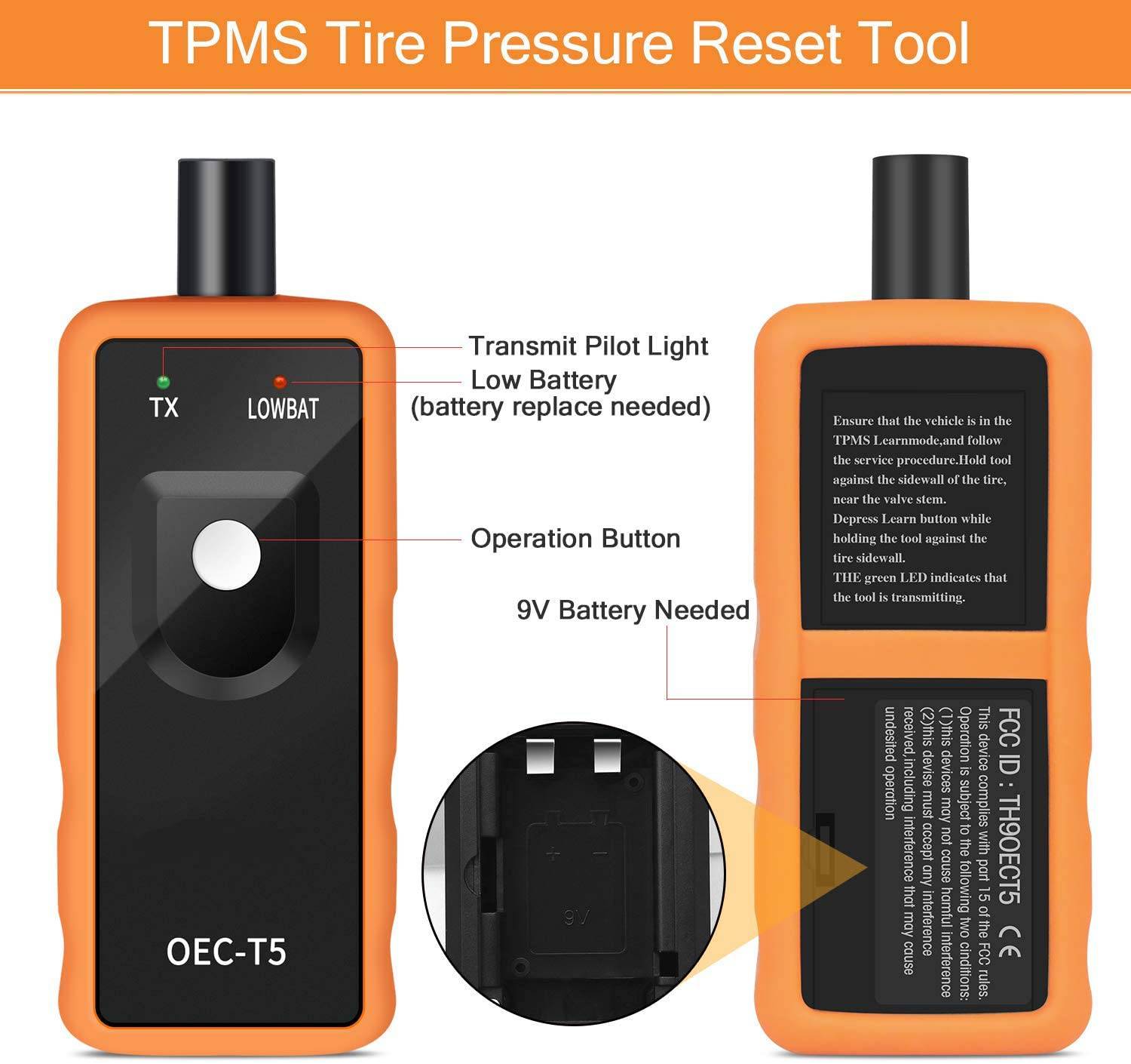 Arozk EL-50448 OEC-T5 GM TPMS Relearn Tool - photo 3