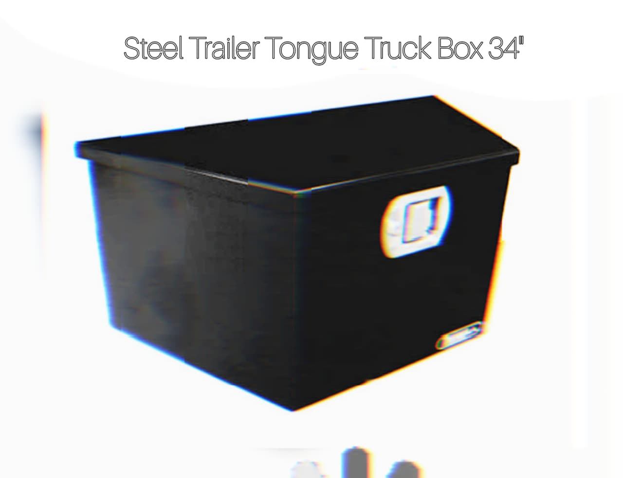 34-Inch Steel Trailer Tongue Box
