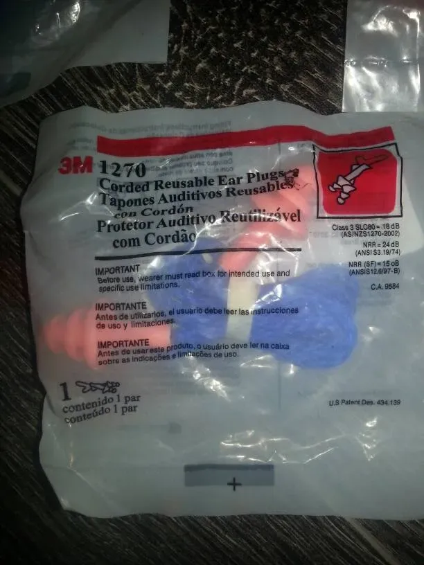 3M Corded Reusable Ear Plugs -- BNIB (Brand New) - photo 2
