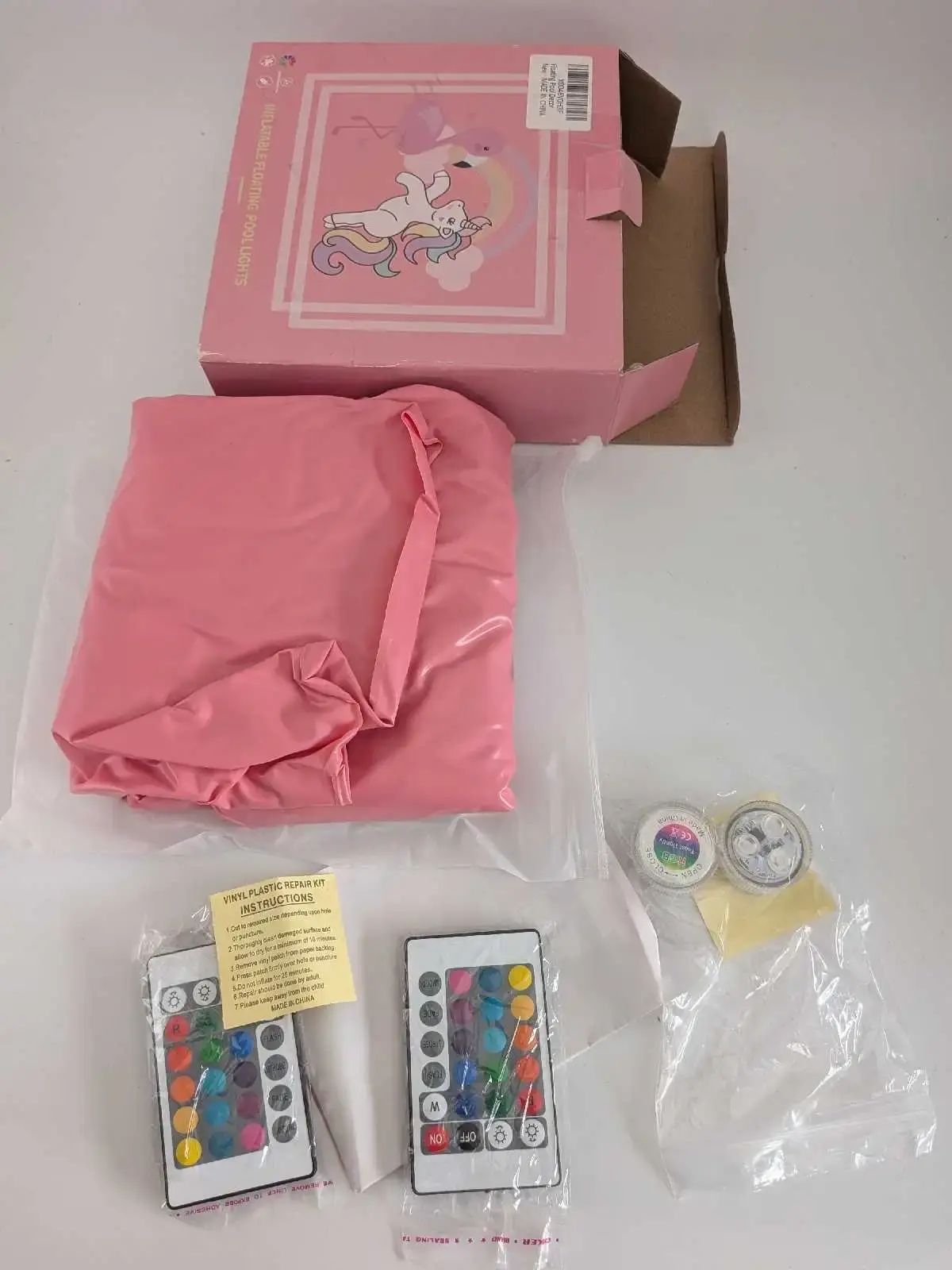 Inflatable Floating Pool Lights - Pink flamingo Set of 2 - photo 3