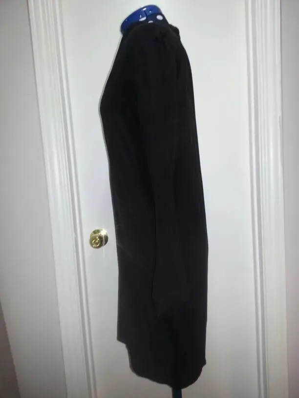 Joe Fresh - Black Silk Dress With Pockets (Size Extra Small, ... - photo 2
