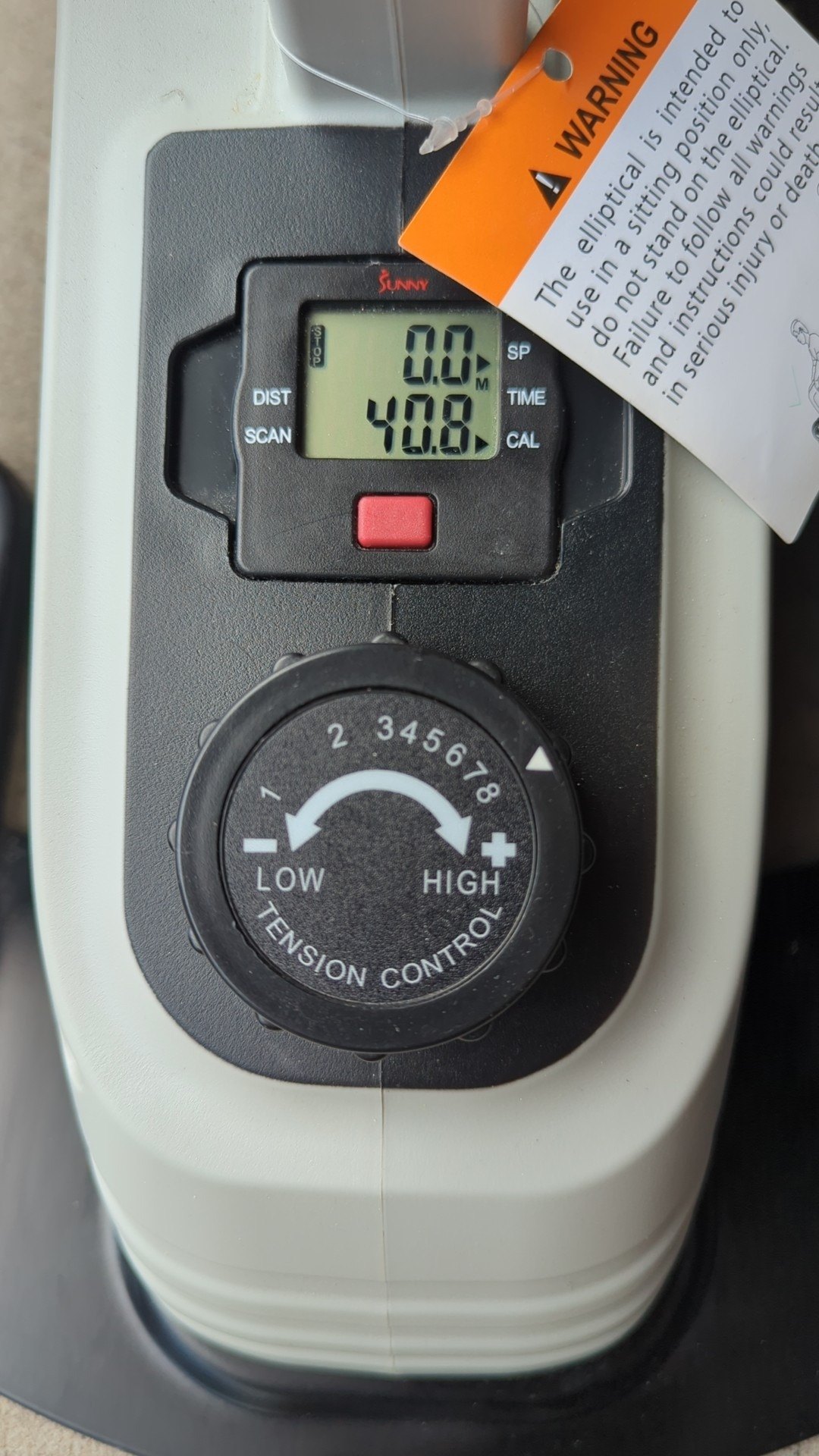 Sunny SF-E3872 Under-Desk Elliptical - photo 2