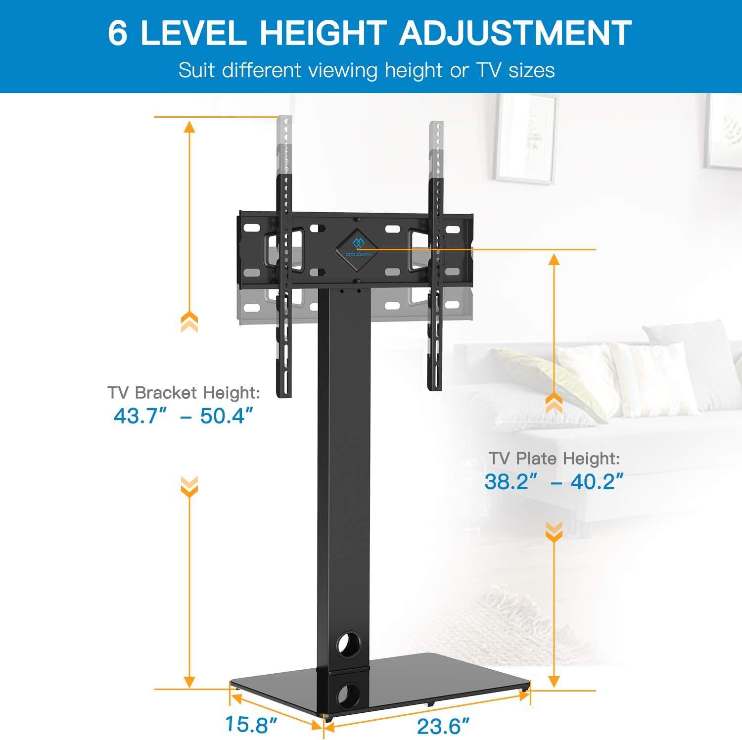 PERLESMITH Universal Floor TV Stand - photo 5