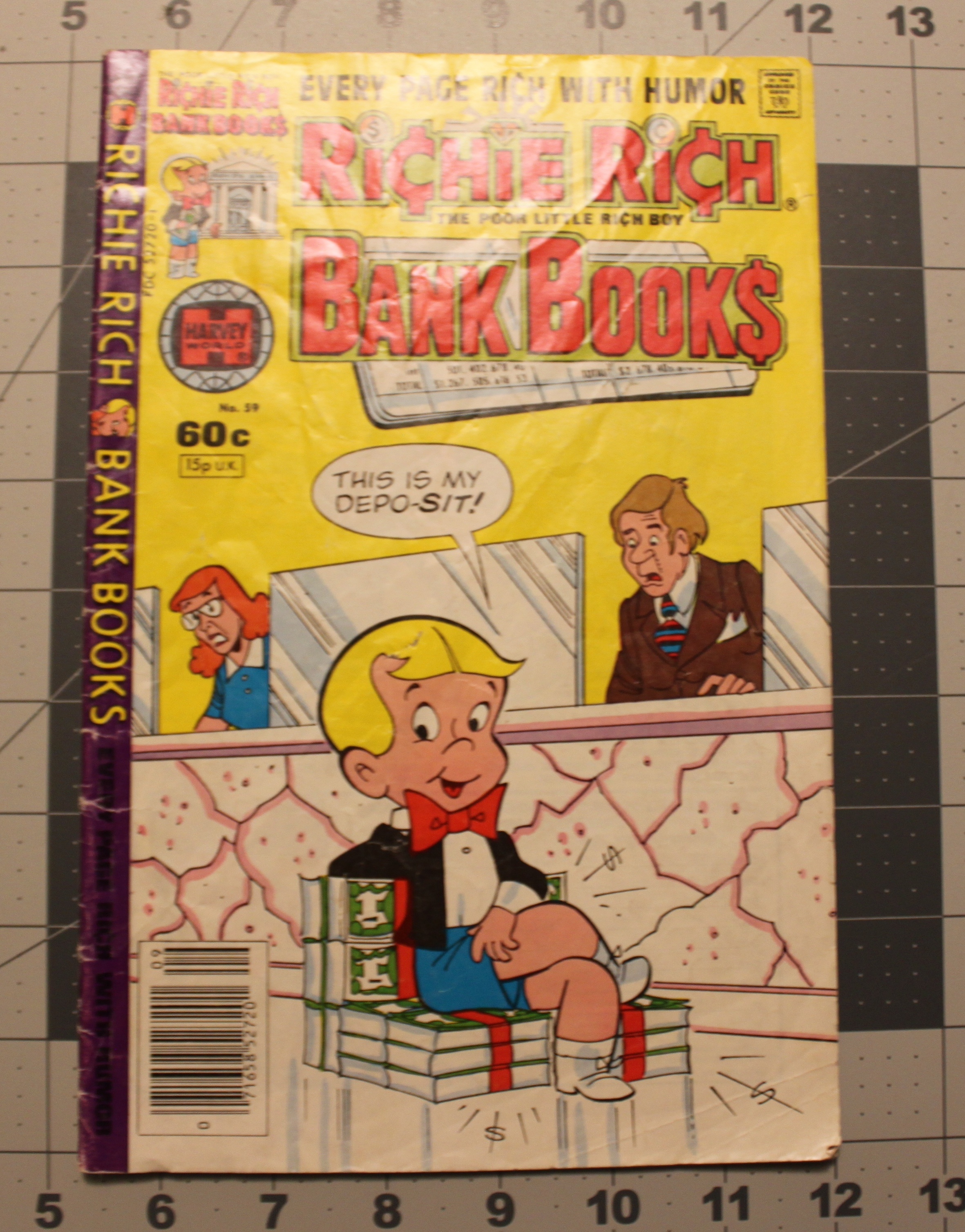Richie Rich Bank Books #59 Harvey Comics Sept 1982 Comic