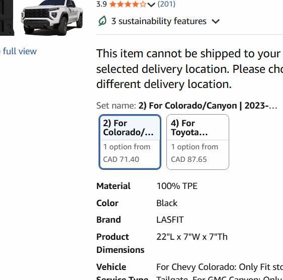 17. Truck Tailgate Mat for Chevy & GMC 2023-26 - photo 2