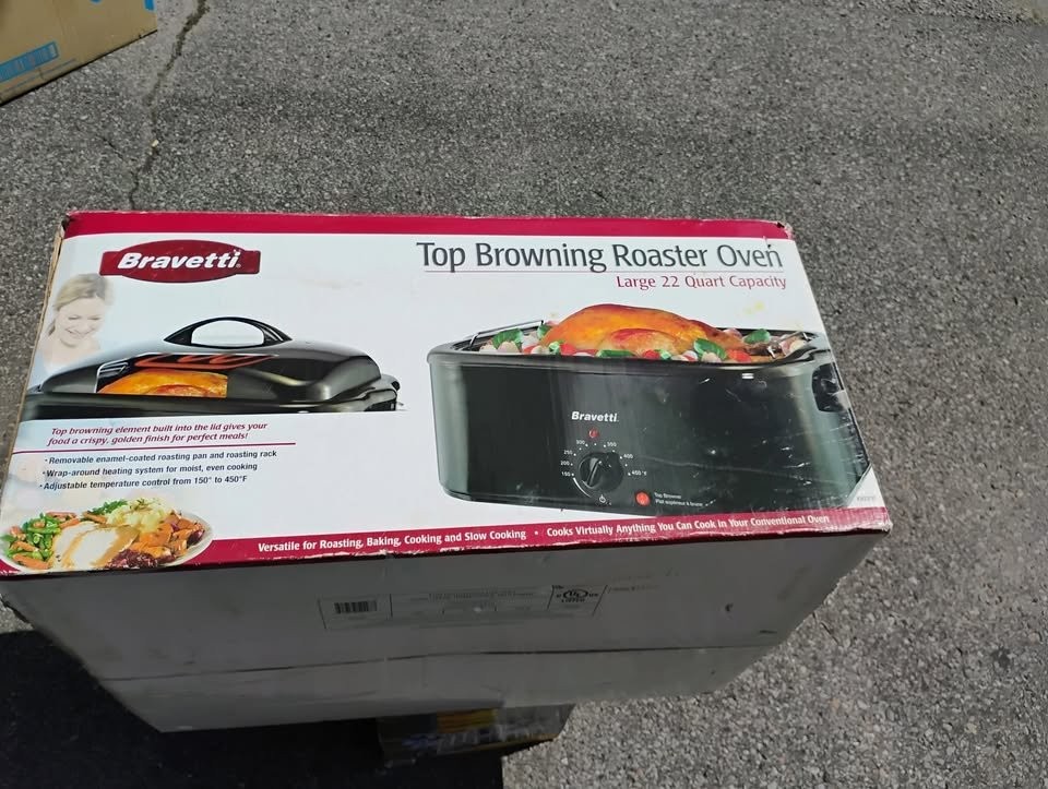 Bravetti Top Browning Roaster Oven    22-quart - photo 2