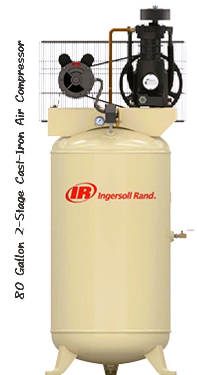80 Gallon 2-Stage Air Compressor
