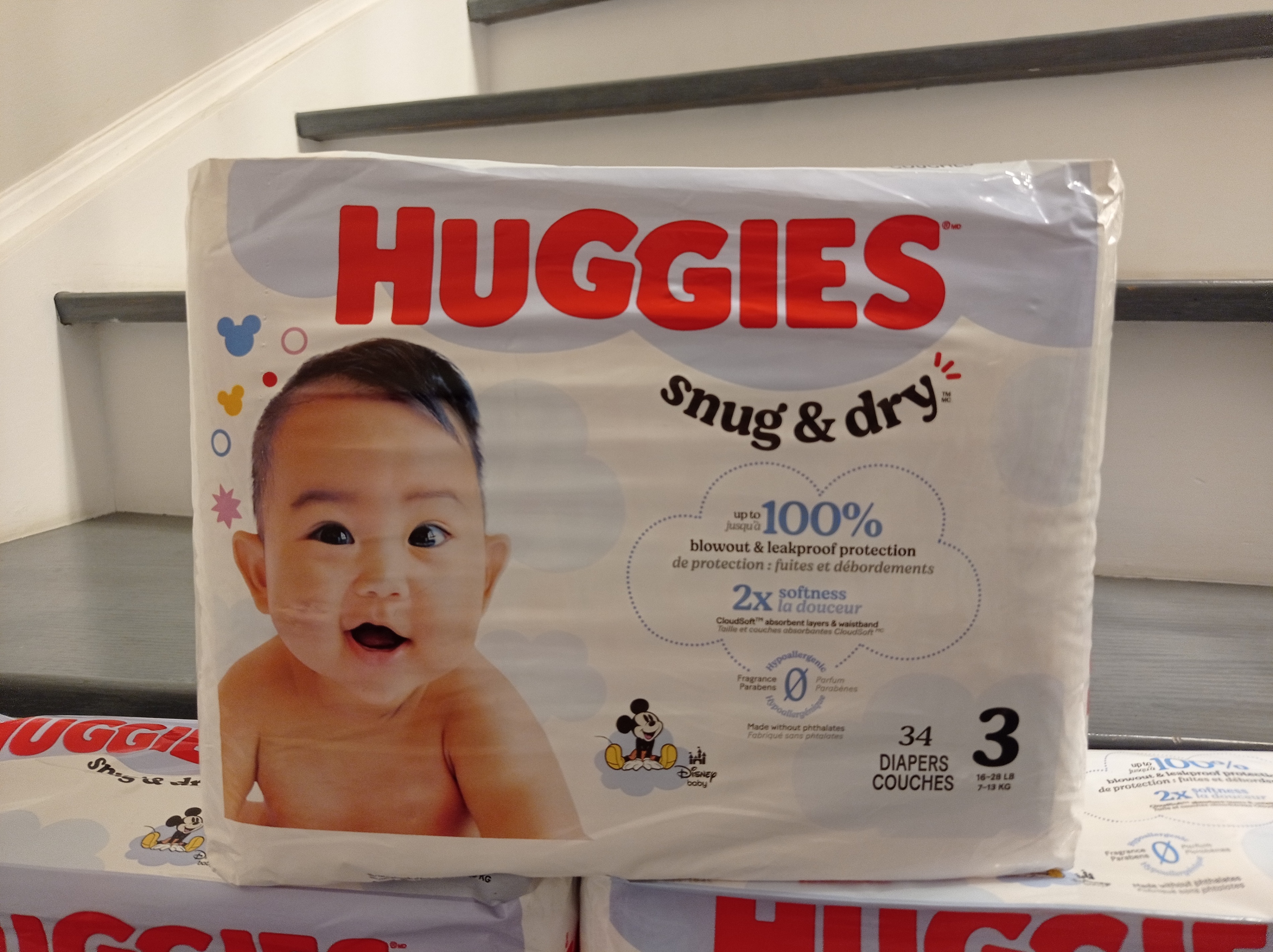 Brand New Sealed Huggies Size 3 Diapers ($25 for 3pks) - photo 2