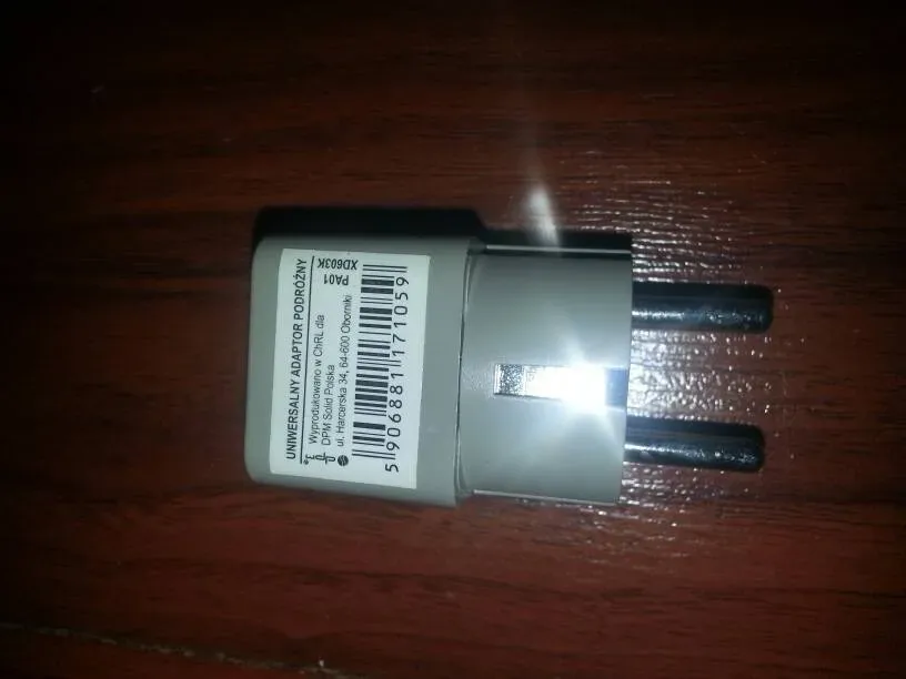 Universal Charger Converter Plug With Round 2 Prong Inserter ... - photo 4