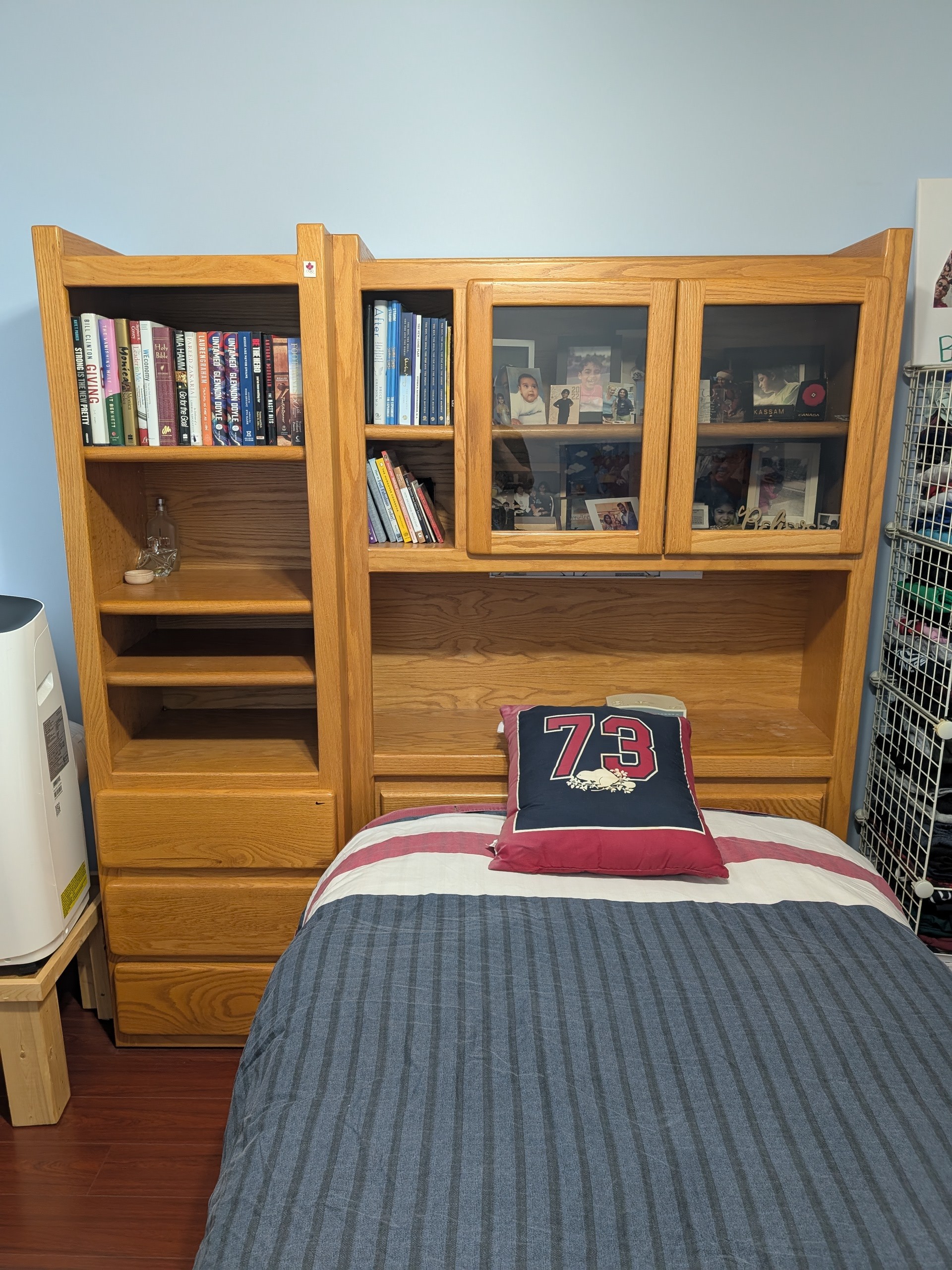 Kids Solid Oak Custom Bedroom Set (Twin) + Desk - photo 5