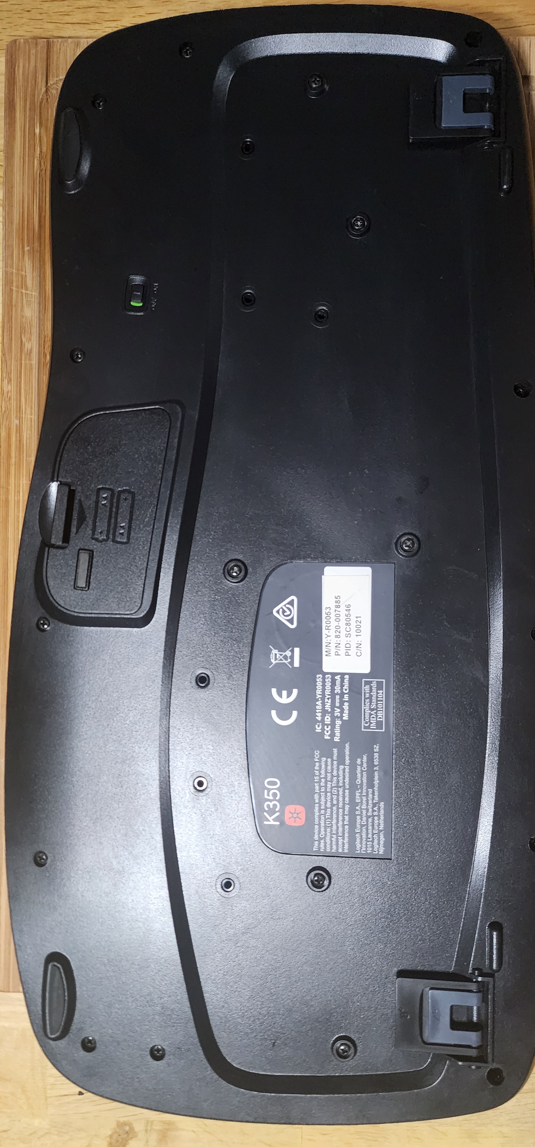 Logitech K350 Wireless Ergonomic Keyboard - photo 2
