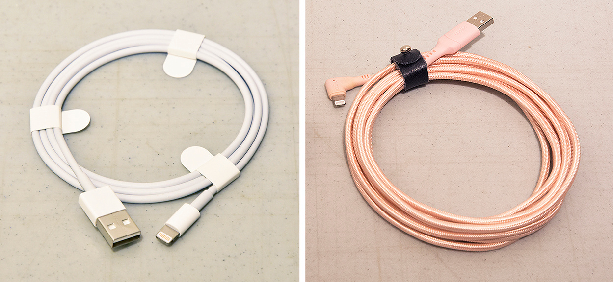 Genuine Apple 1m & Logiix 3m Lightning to USB-A Cables (2)