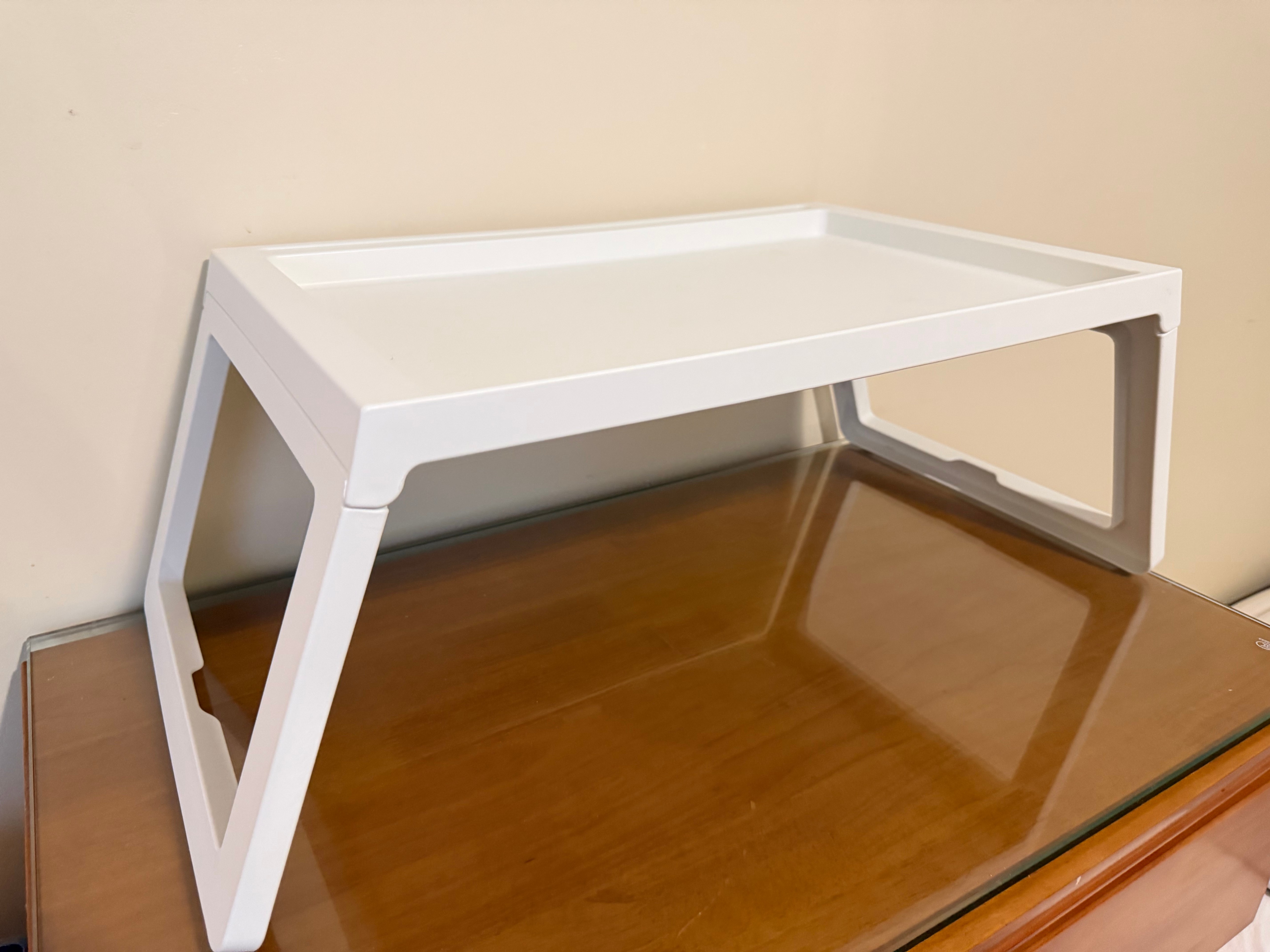 IKEA KLIPSK Foldable Bed Tray / Laptop Table – White - photo 3
