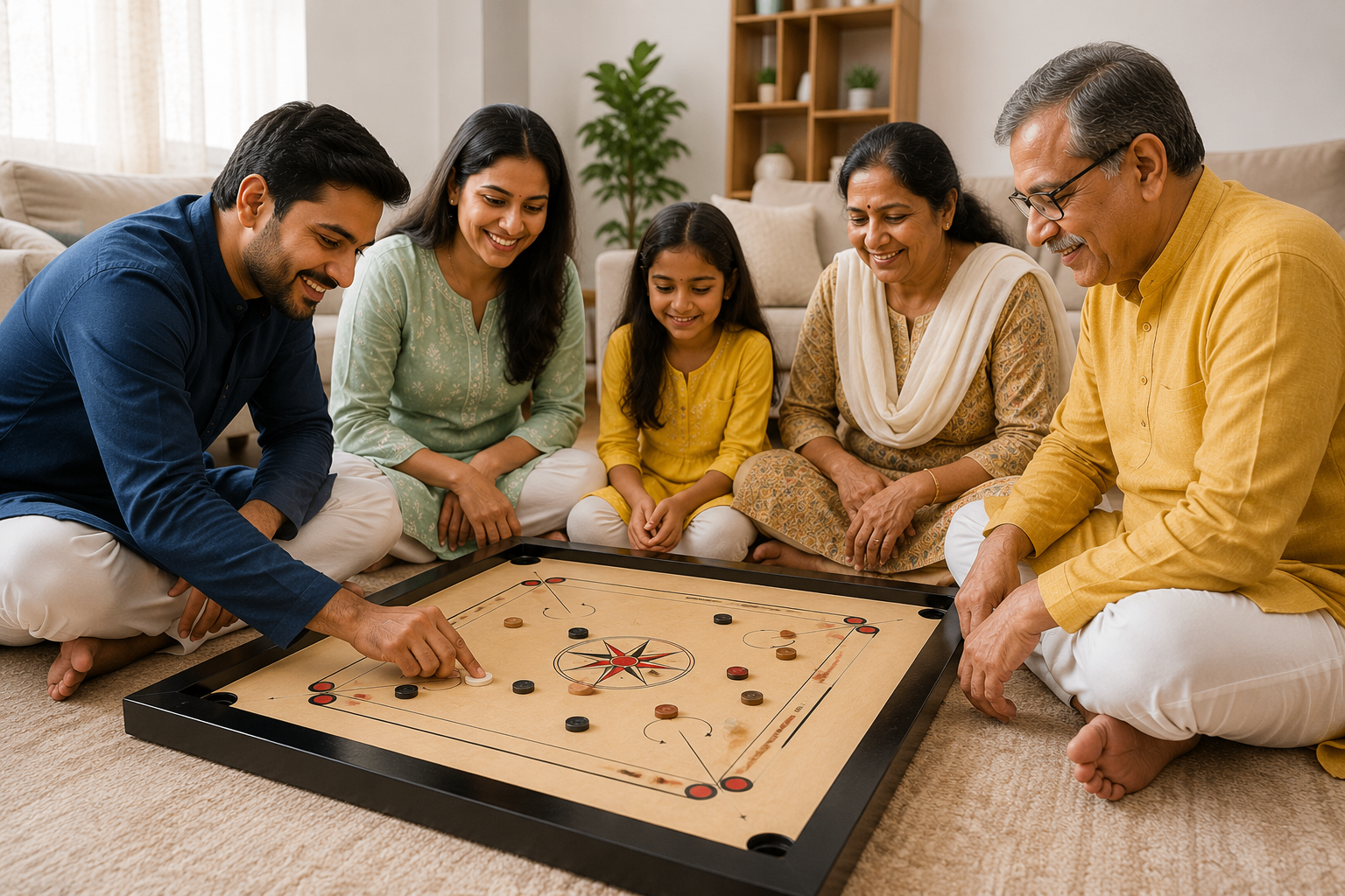 32” Carrom Board Complete Set | Double Play | - photo 2