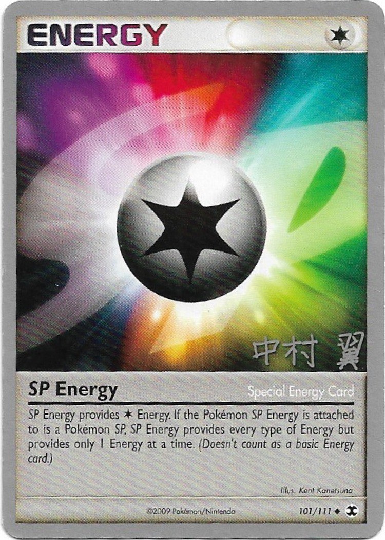Pokemon SP Energy 101/111 World Championships 2009 Deck LP