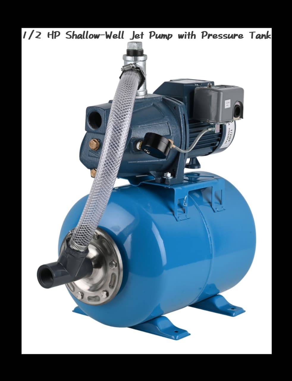 12 HP Shallow-Well Jet Pump with Pressure Tank - photo 3