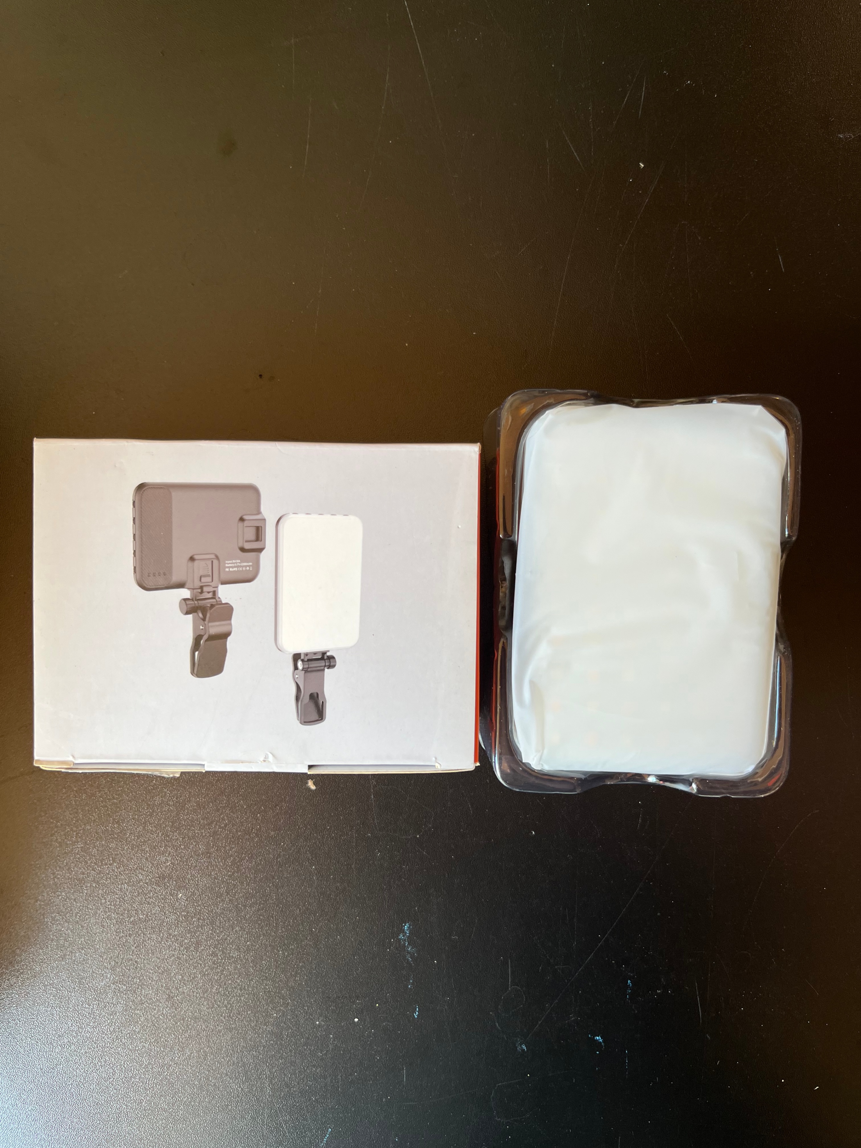 New Portable Selfie/Video LED Light Rechargeable with Clip - photo 2