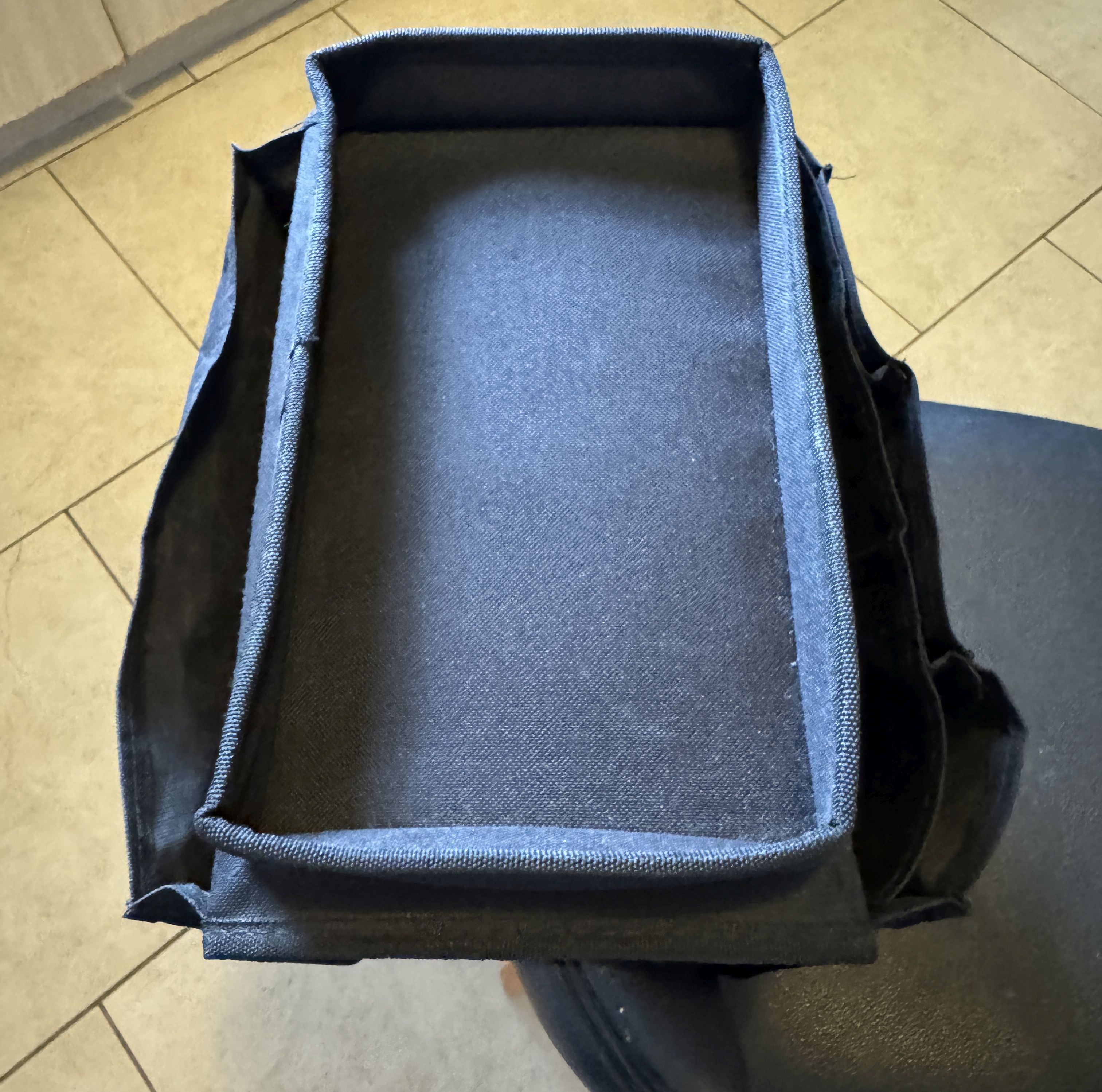 Black Sofa Armrest Hanging Bag Organizer - photo 5
