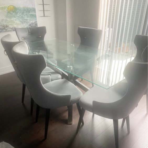 Elegant glass table - photo 4