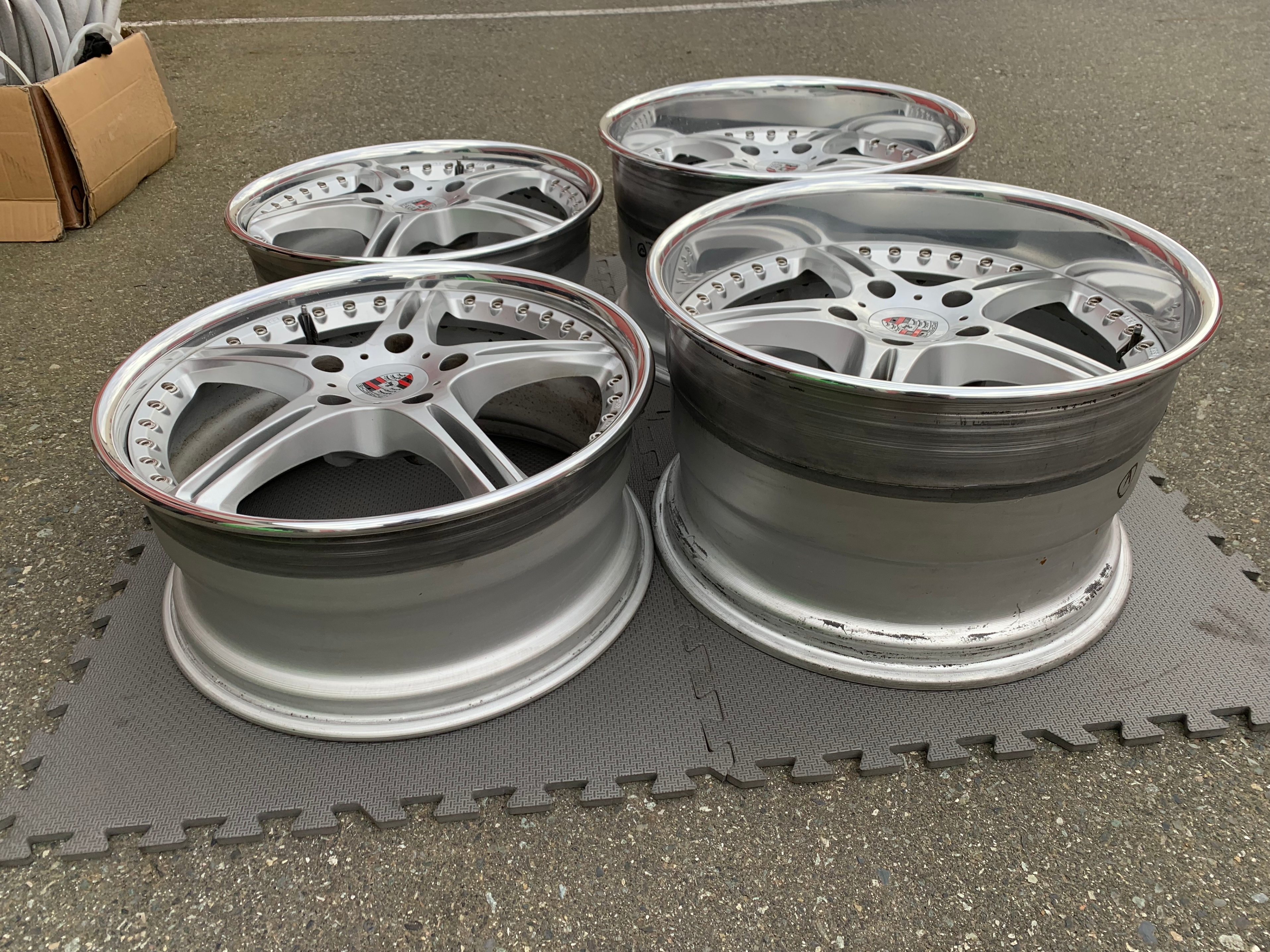 Set of ULTRA RARE 3PC Forged 19X8.5/11.5 SSR GT3 Porsche 911 - photo 2