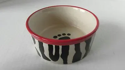 BNWOT Pet Food Or Water Bowl -- Handcrafted Stoneware - photo 2