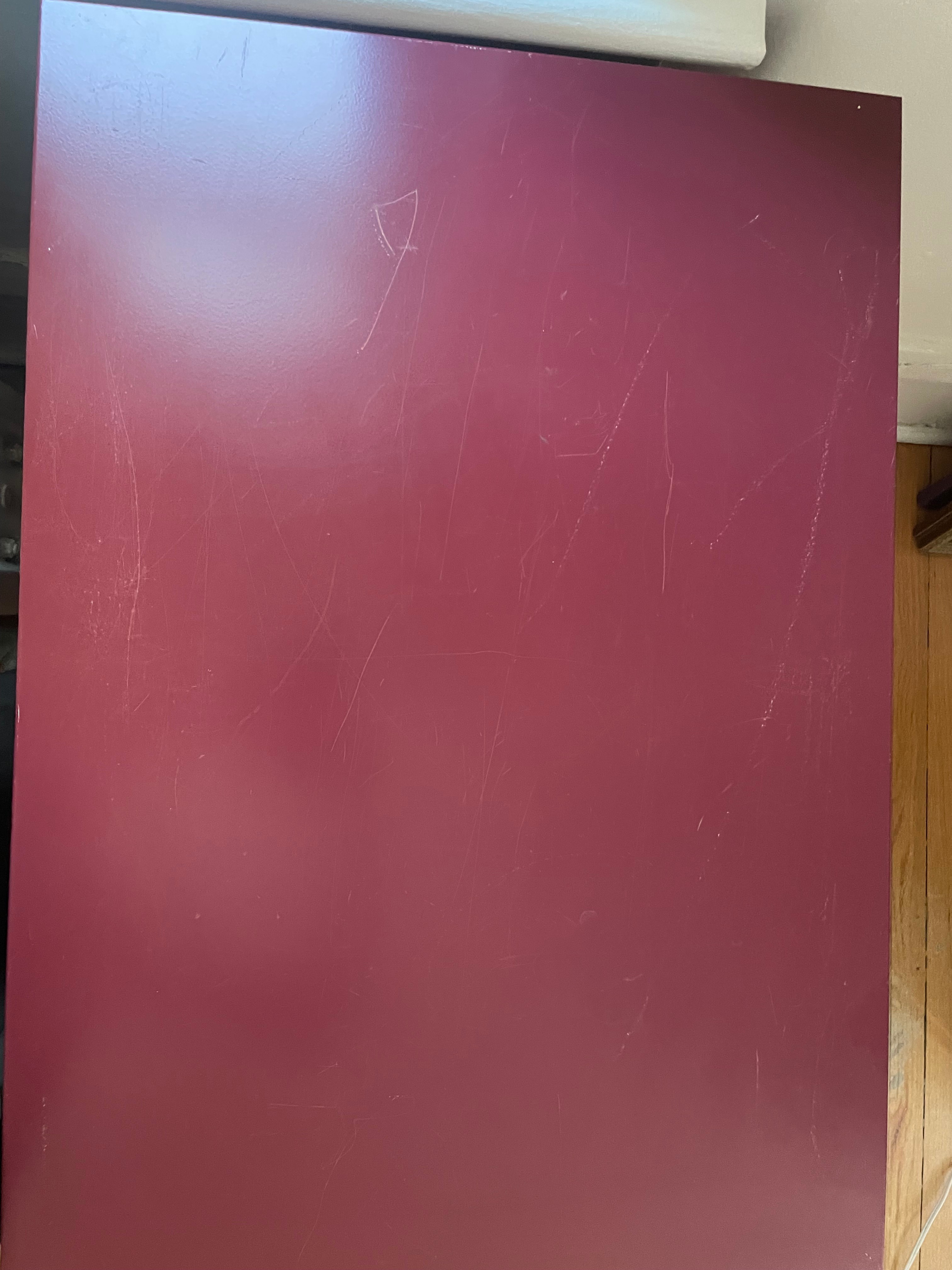 Filing Cabinet - Burgundy/Wine Colour - photo 4