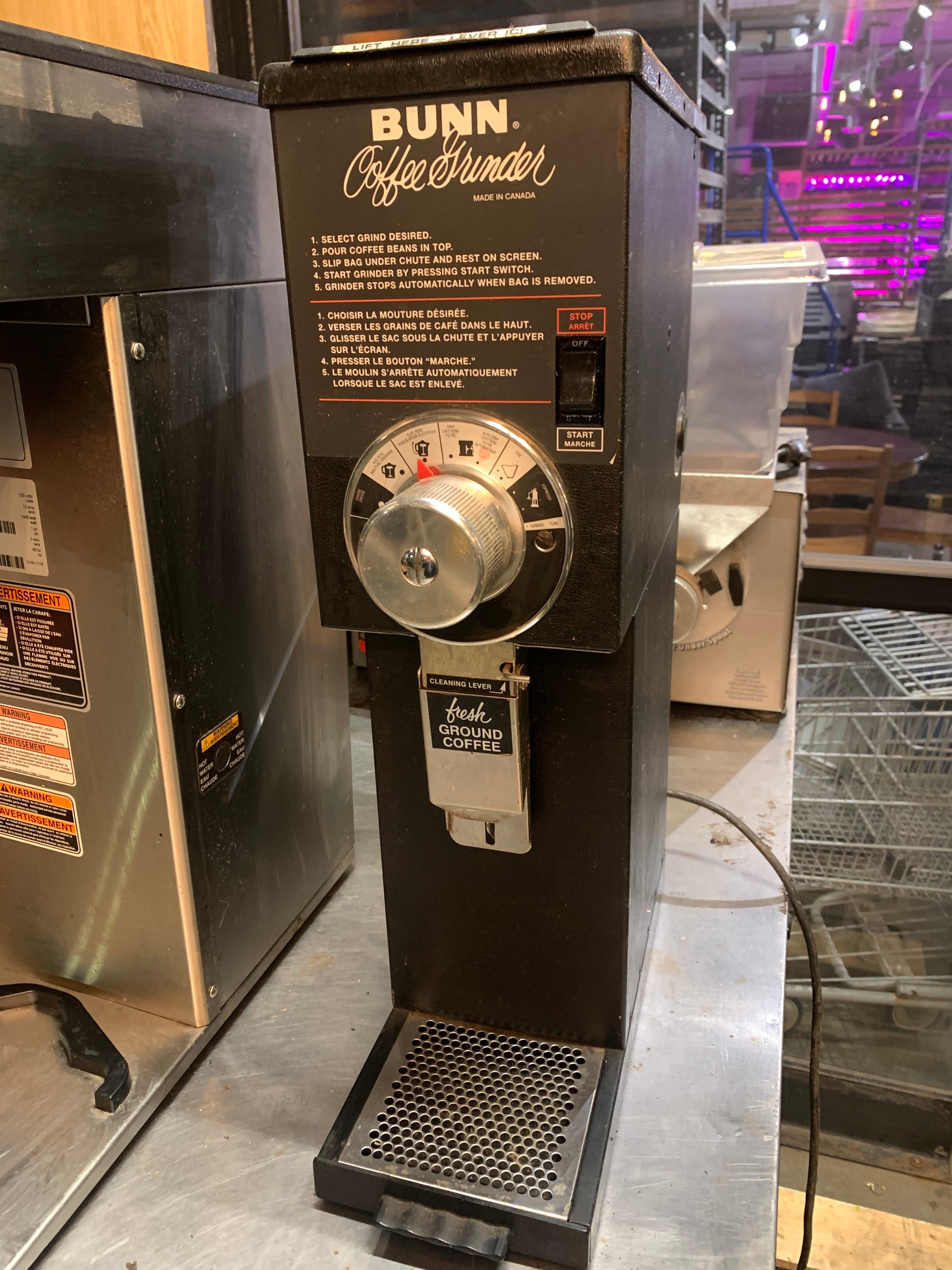 BUNN G Series Pro Commercial Bulk Coffee Bean Grinder