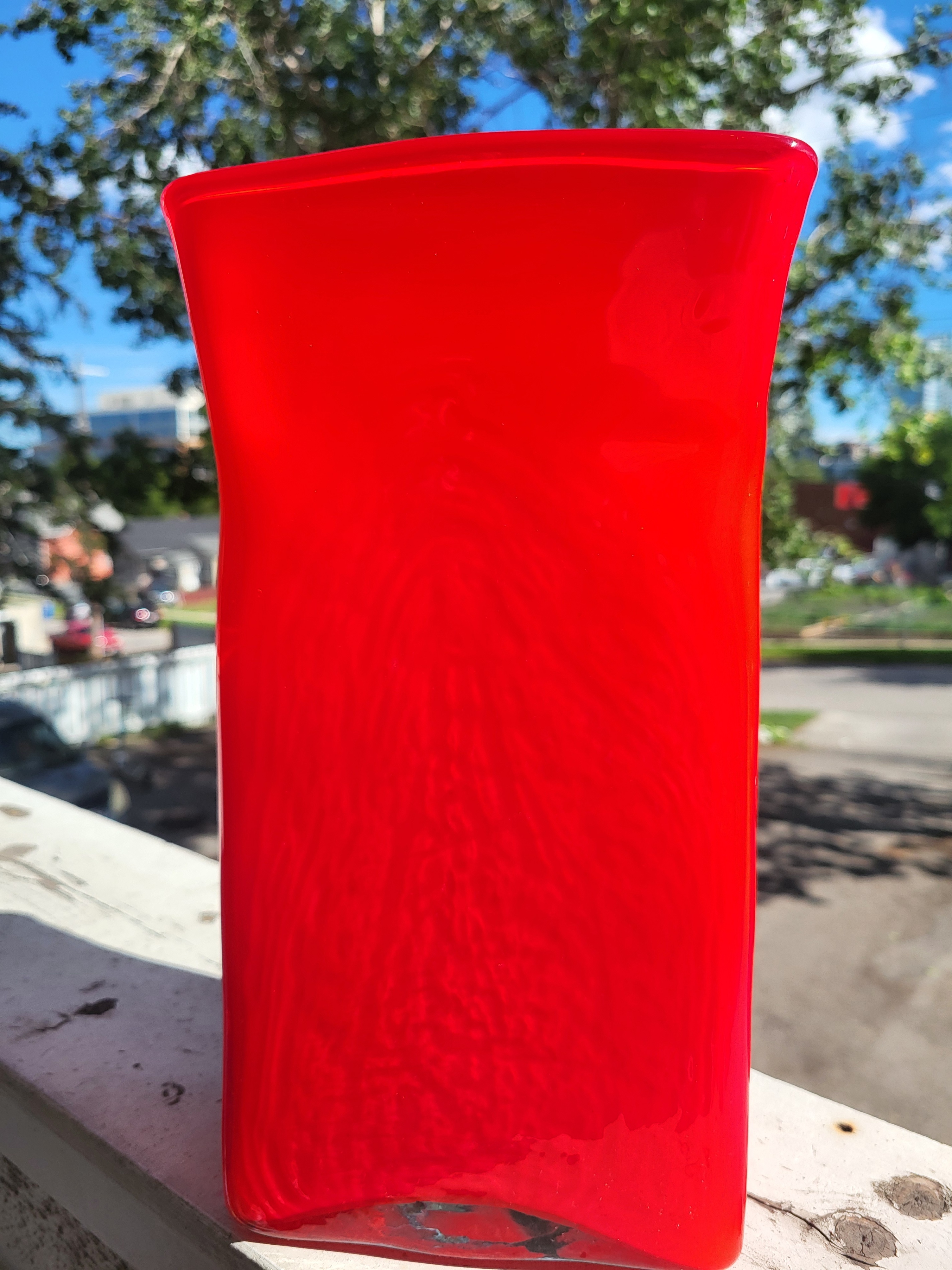 Vintage Mid-Century Modern Art Glass Vases -(Pair) - photo 5