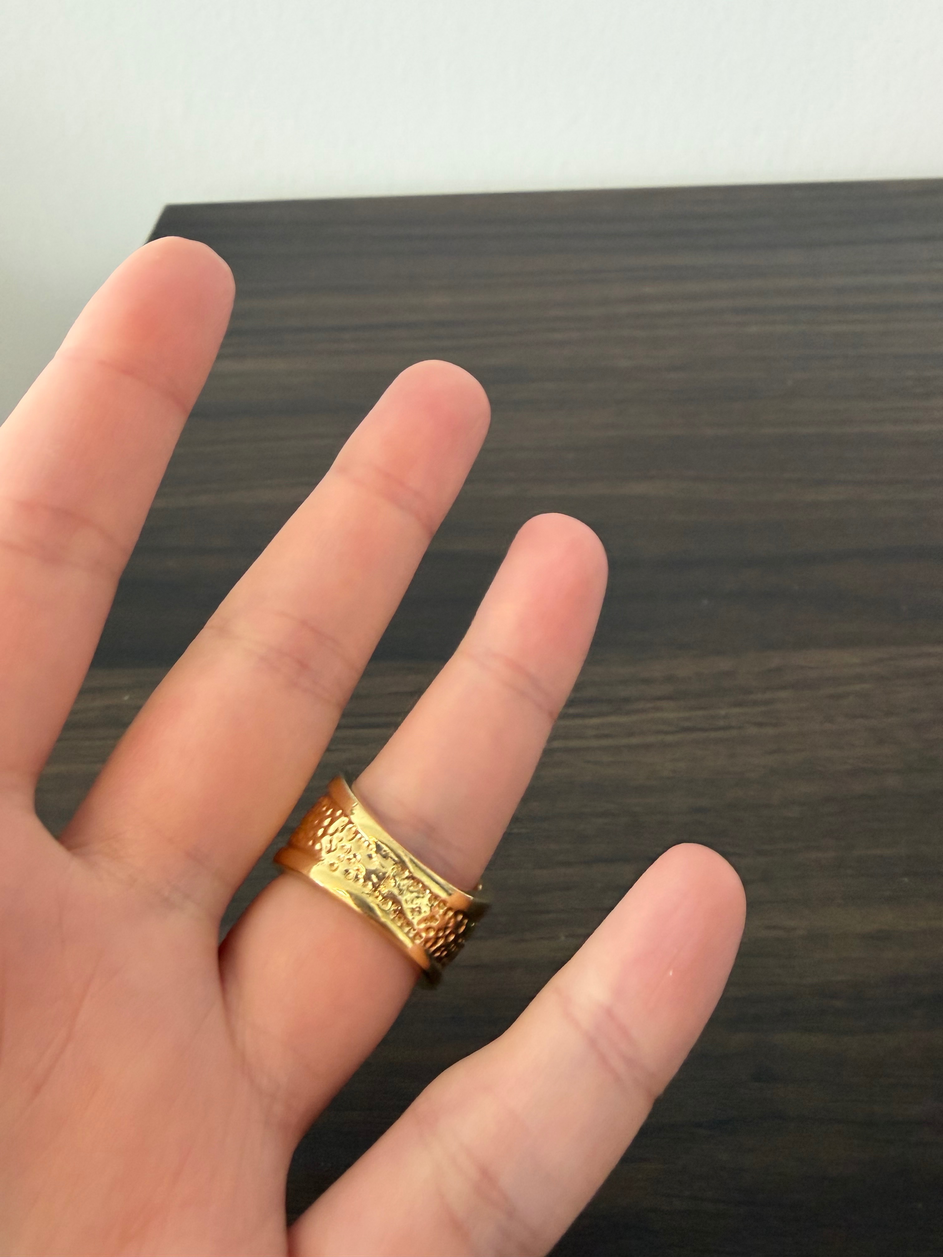 Vintage Ivana Pave Crystal Ring Gold Tone Size 6 - photo 4