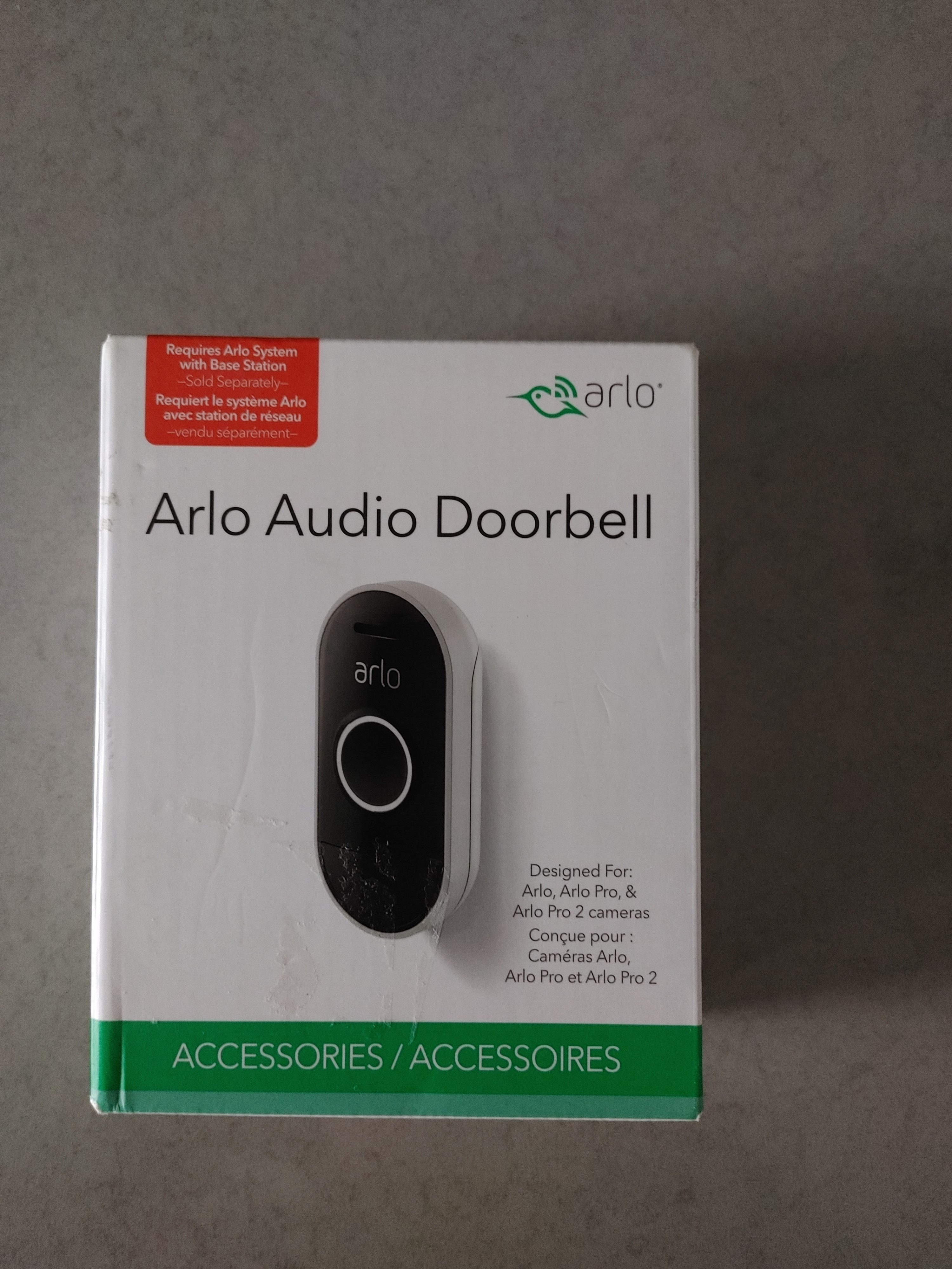 Sealed Arlo Audio Doorbell