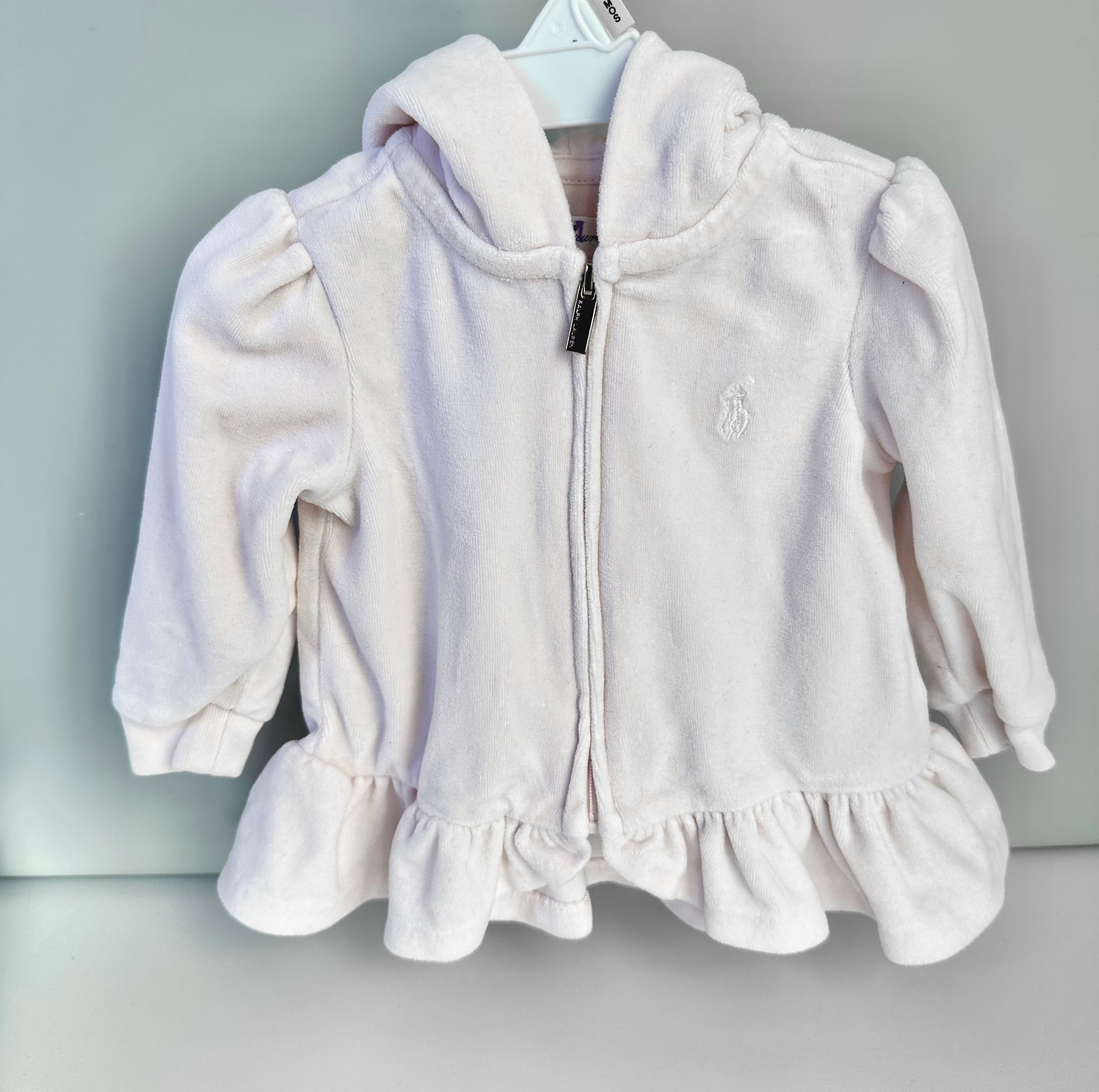 Baby Girl Zip Sweater - Ralph Lauren - 6-12 Months